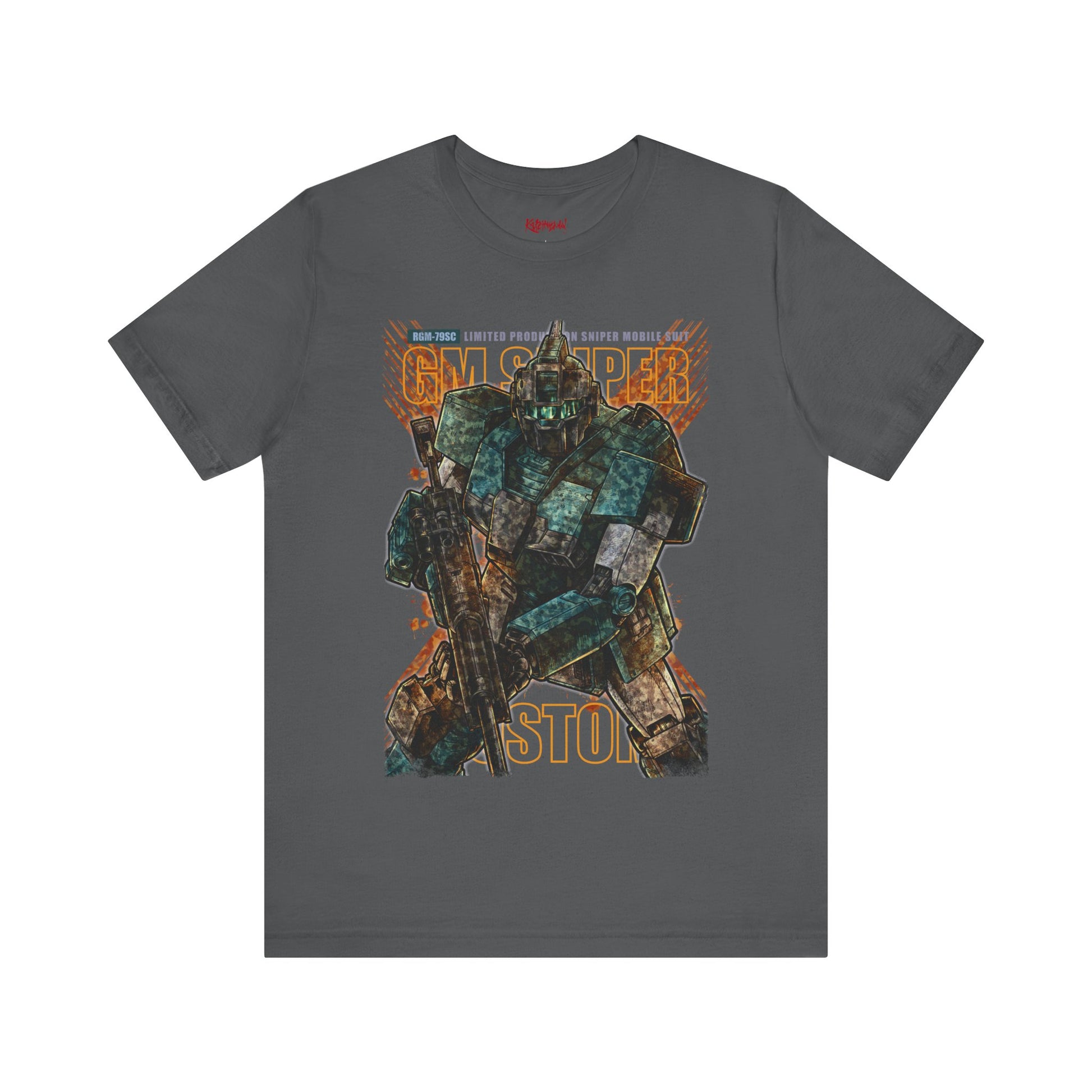 Gundam Mecha Robot anime Gunpla tshirt design boot by Katchmenaw collab with Princess Kimiko