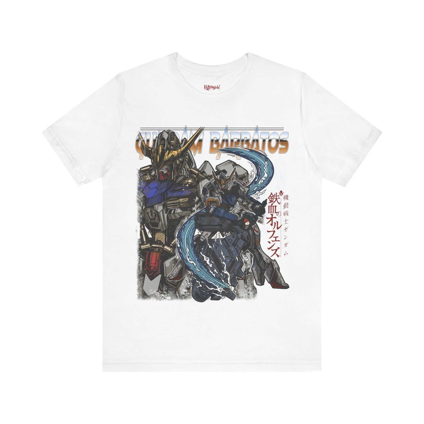 Gundam Mecha Robot anime Gunpla tshirt design boot by Katchmenaw collab with Princess Kimiko