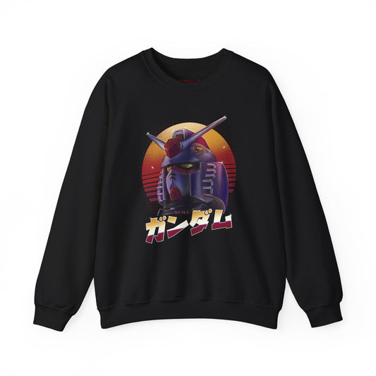 Gundam Mecha Robot anime Gunpla sweatshirt design boot by Katchmenaw collab with Princess Kimiko