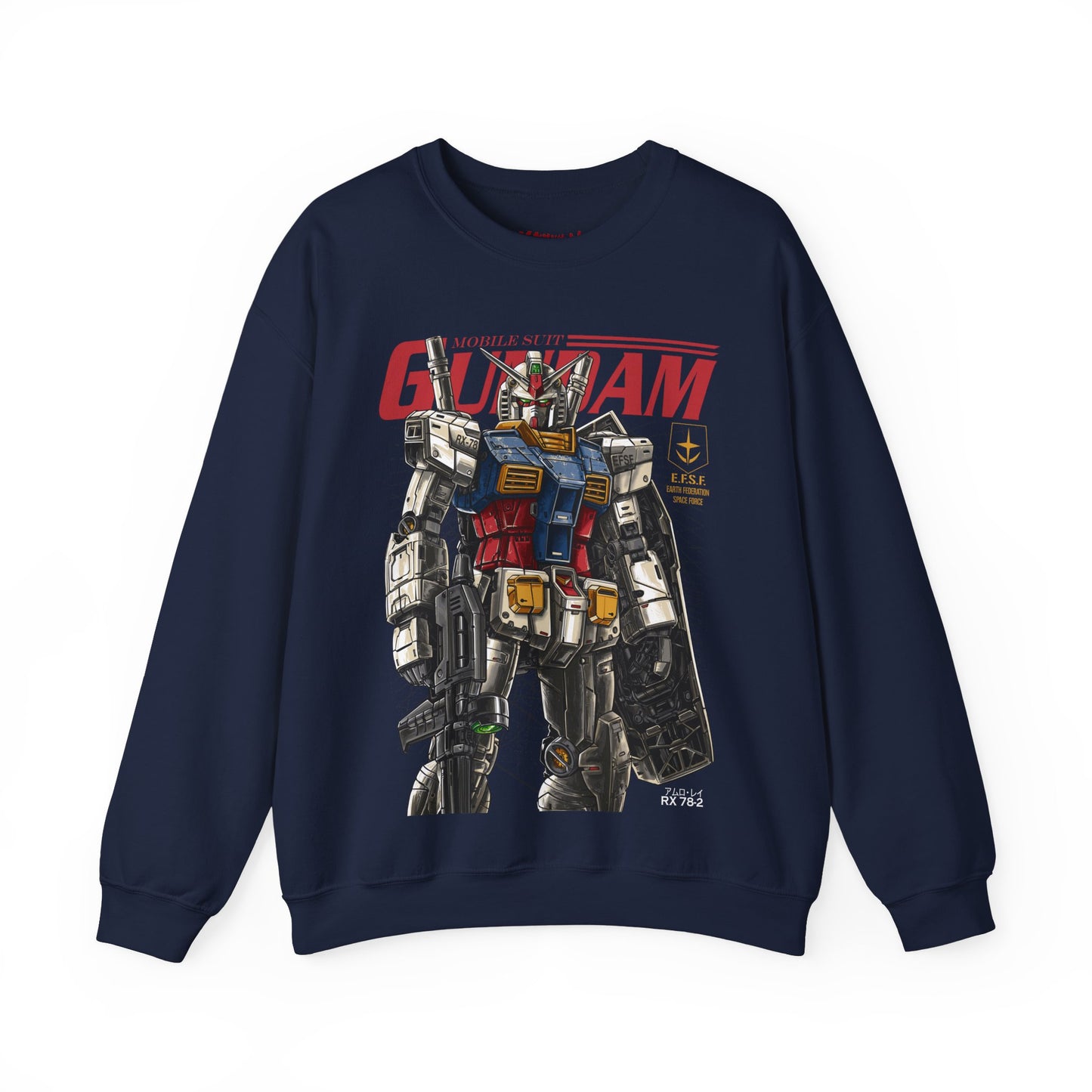 GUNDAM MOBILE SUIT RX 78-2 READY CREWNECK SWEATSHIRT