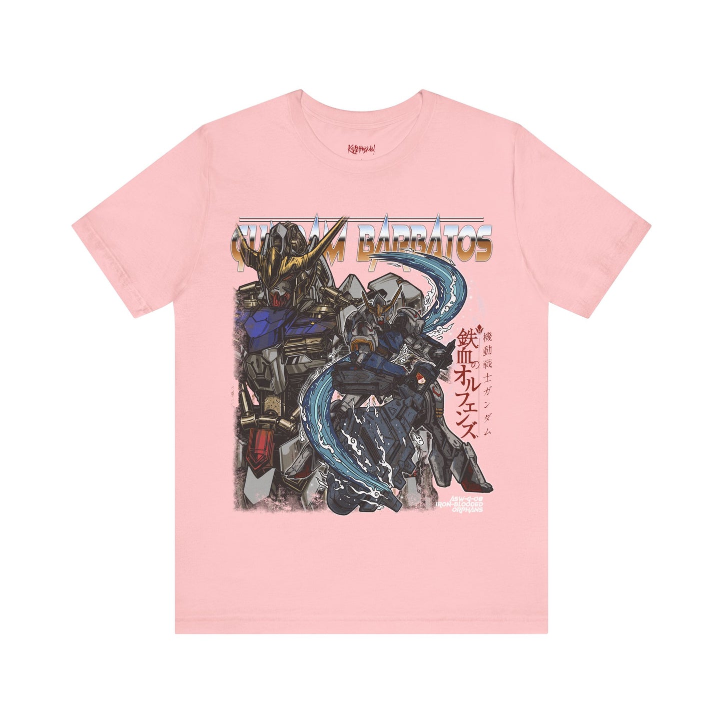 Gundam Mecha Robot anime Gunpla tshirt design boot by Katchmenaw collab with Princess Kimiko