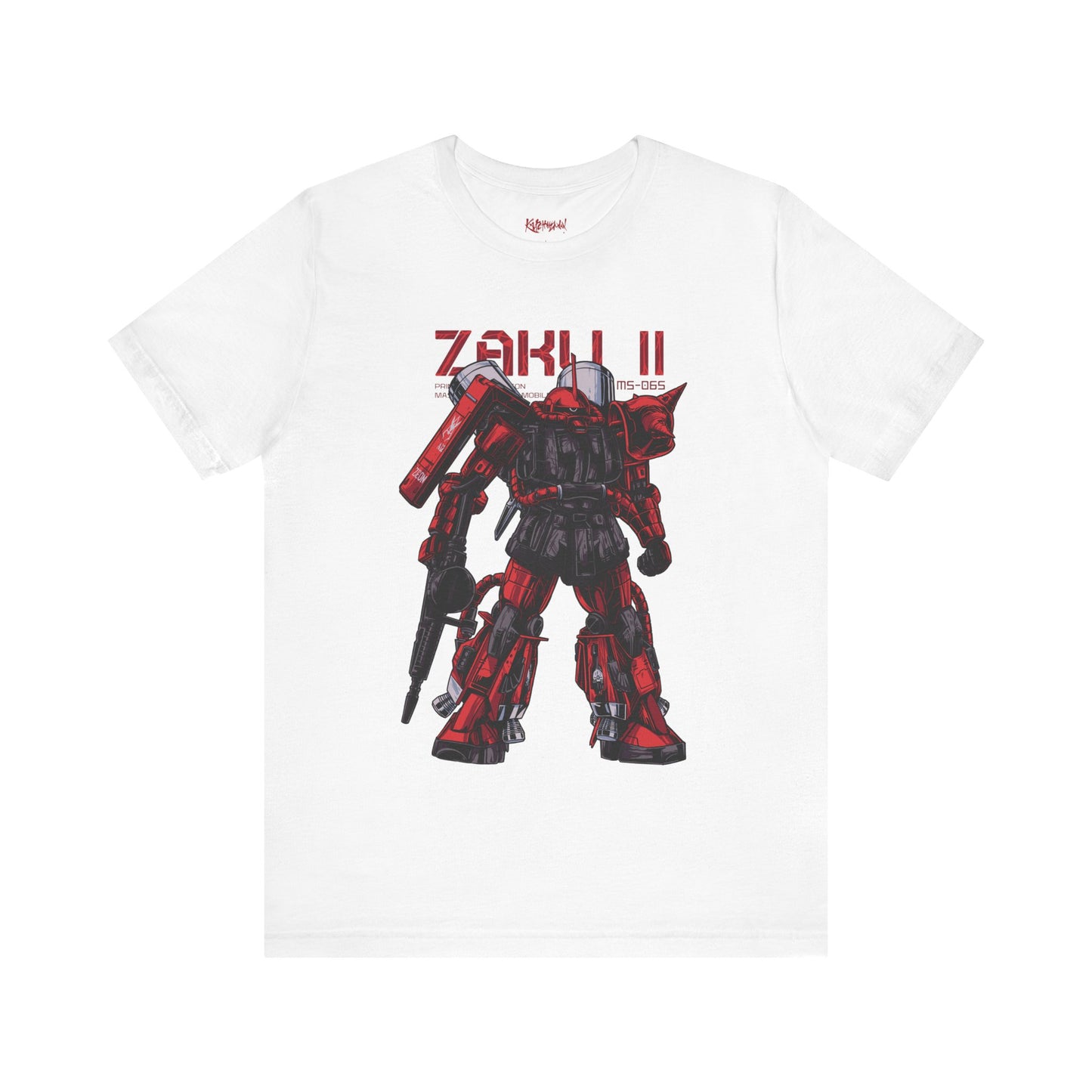 Gundam Mecha Robot anime Gunpla tshirt design boot by Katchmenaw collab with Princess Kimiko