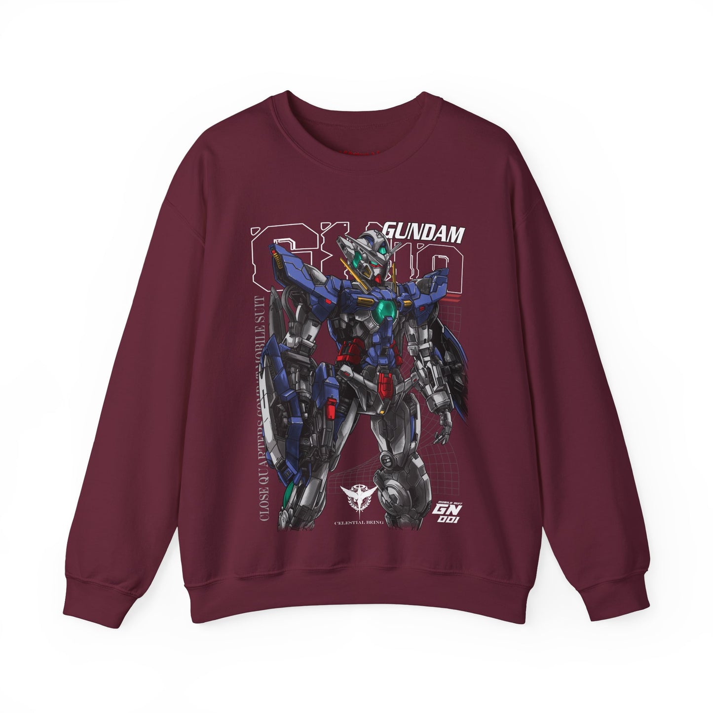 GUNDAM MOBILE SUIT EXIA CREWNECK SWEATSHIRT