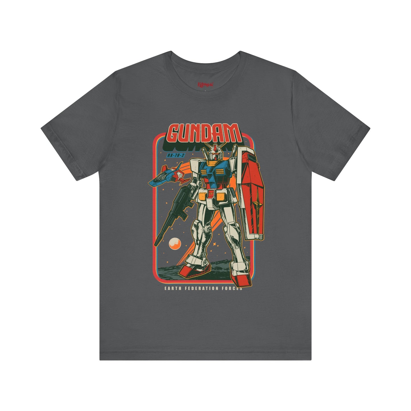 Gundam Mecha Robot anime Gunpla tshirt design boot by Katchmenaw collab with Princess Kimiko