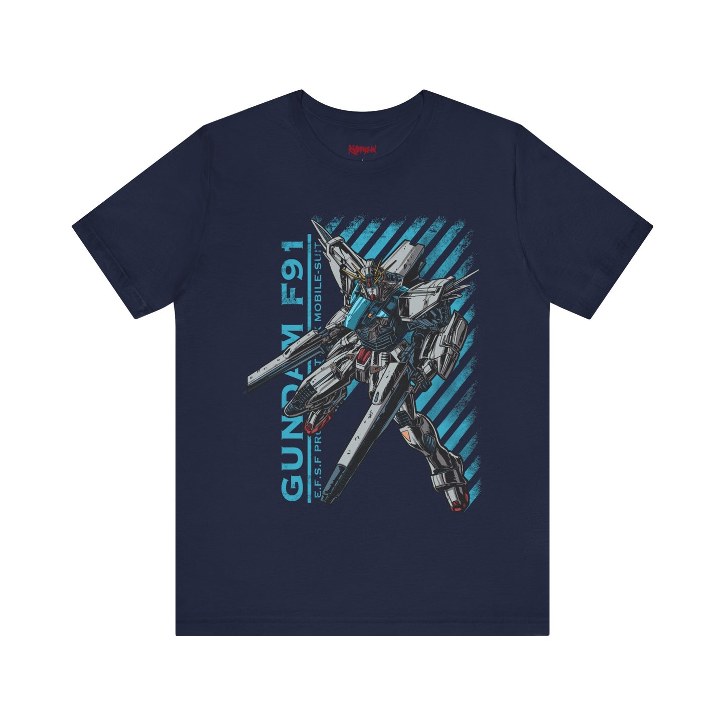 Gundam Mecha Robot anime Gunpla tshirt design boot by Katchmenaw collab with Princess Kimiko