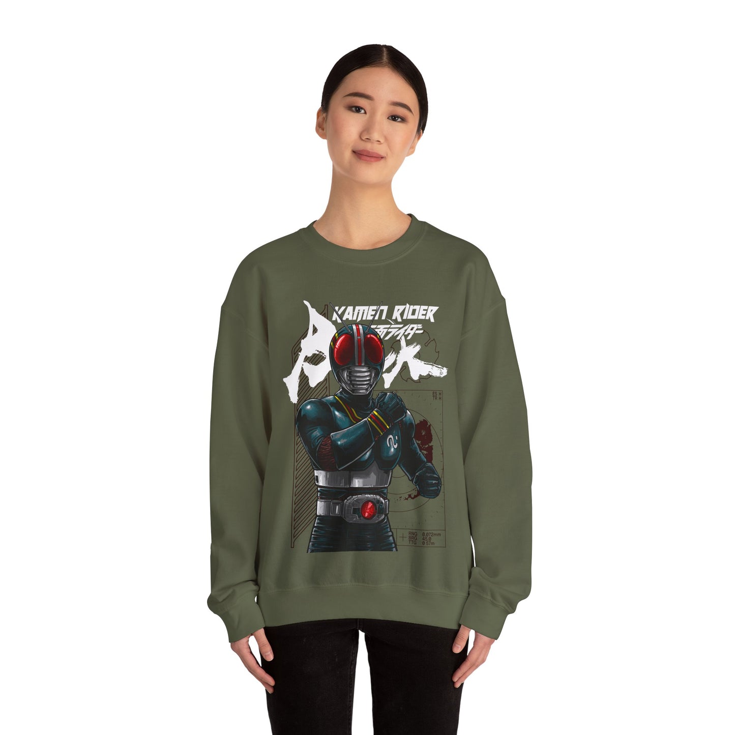 GUNDAM KAMEN RIDER READY CREWNECK SWEATSHIRT