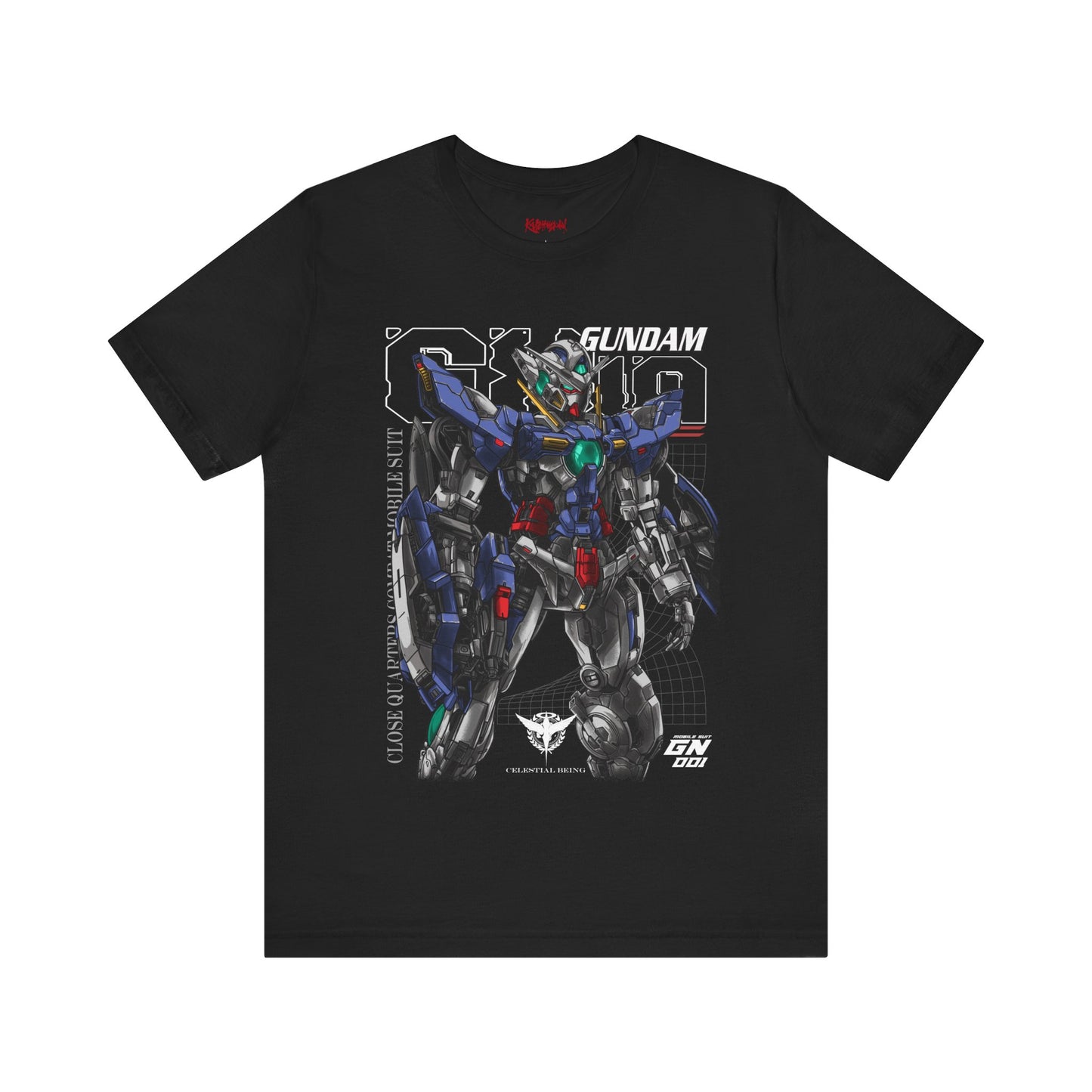 Gundam Mecha Robot anime Gunpla tshirt design boot by Katchmenaw collab with Princess Kimiko