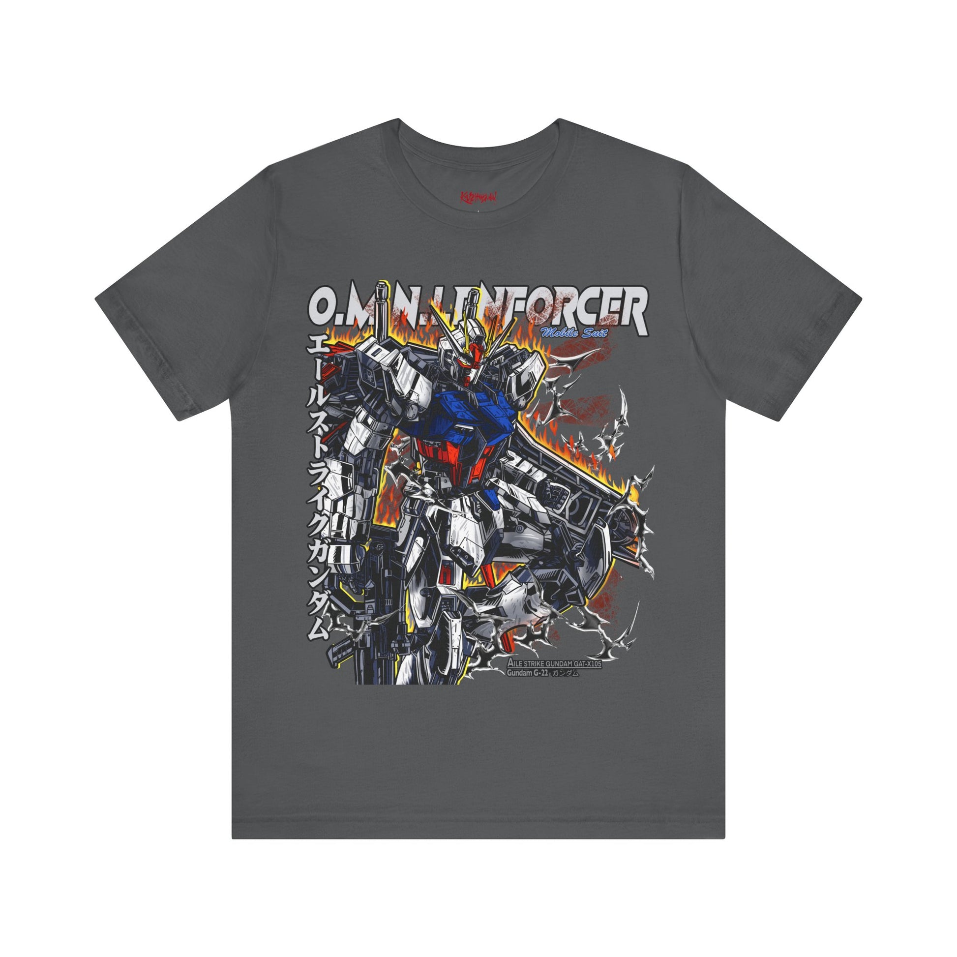 Gundam Mecha Robot anime Gunpla tshirt design boot by Katchmenaw collab with Princess Kimiko