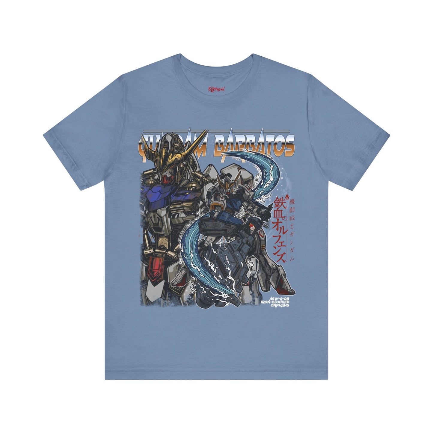 Gundam Mecha Robot anime Gunpla tshirt design boot by Katchmenaw collab with Princess Kimiko