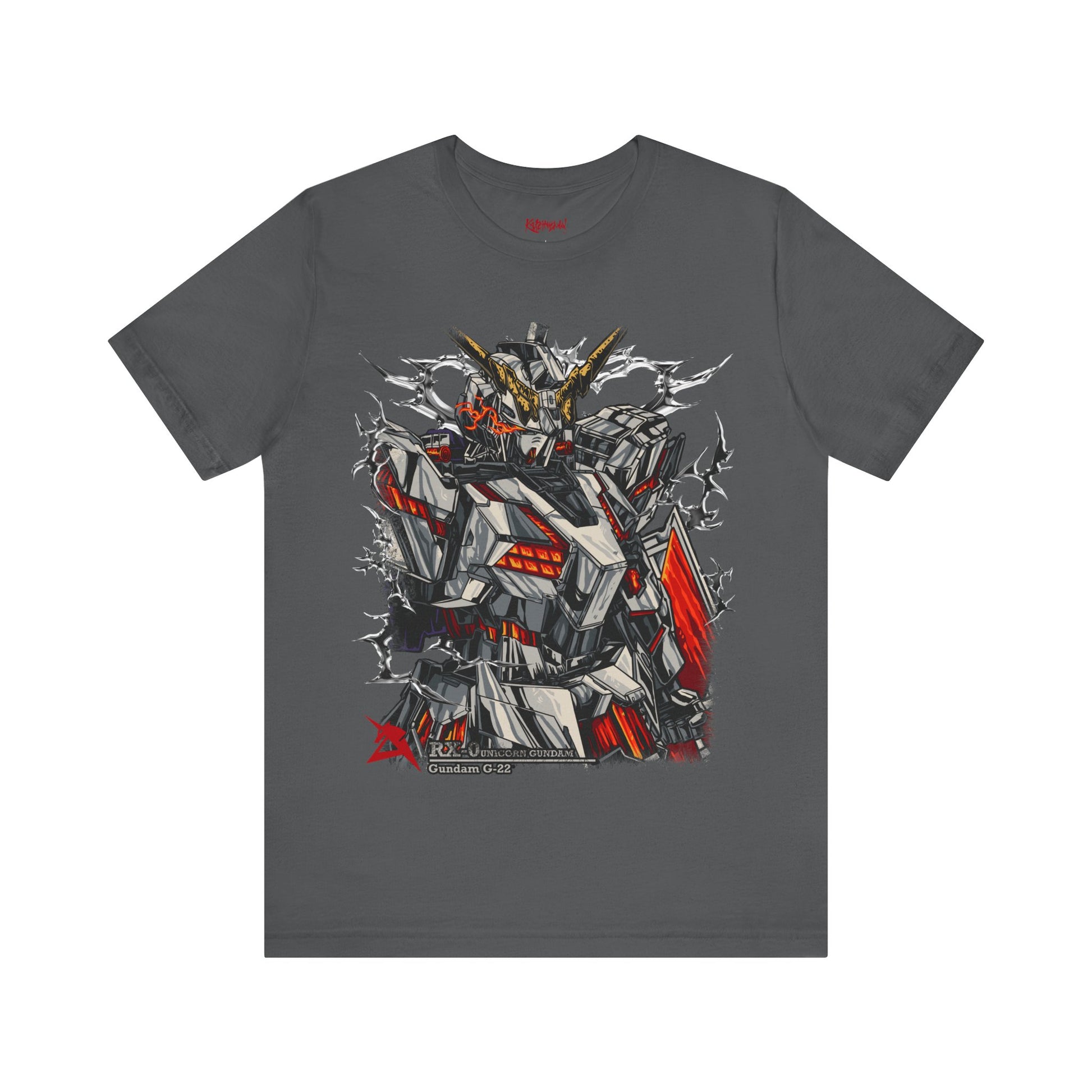 Gundam Mecha Robot anime Gunpla tshirt design boot by Katchmenaw collab with Princess Kimiko