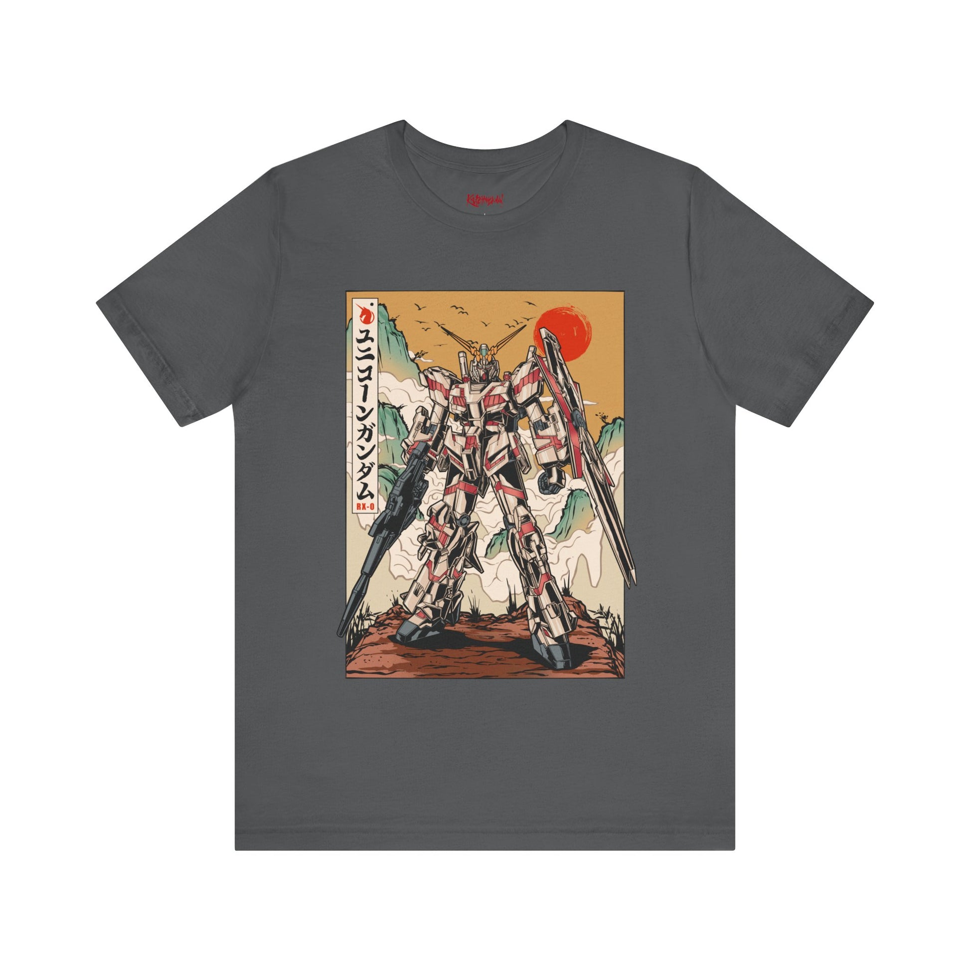 Gundam Mecha Robot anime Gunpla tshirt design boot by Katchmenaw collab with Princess Kimiko