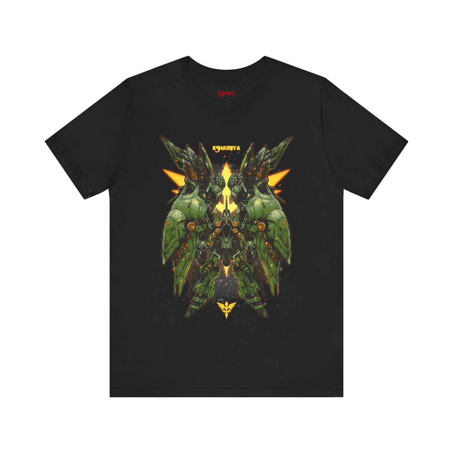 Gundam Mecha Robot anime Gunpla tshirt design boot by Katchmenaw collab with Princess Kimiko