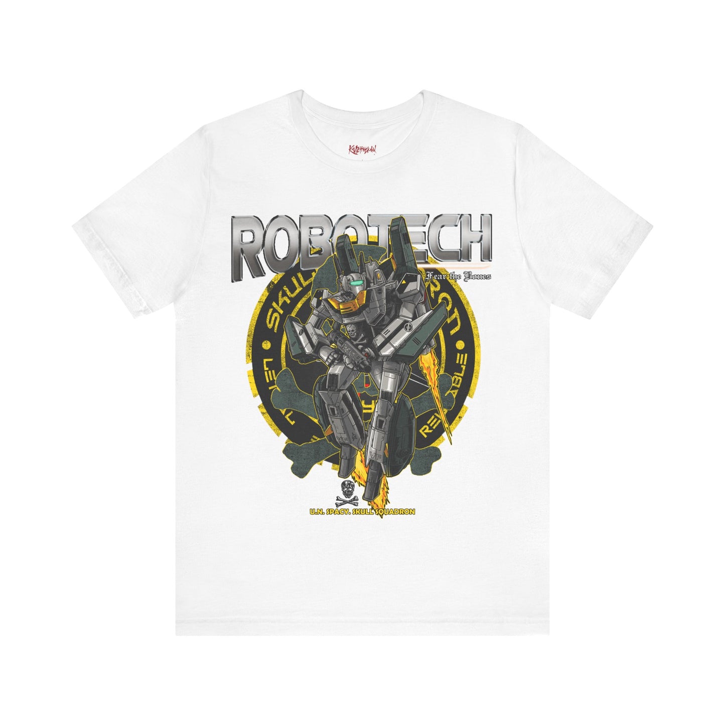 Gundam Mecha Robot anime Gunpla tshirt design boot by Katchmenaw collab with Princess Kimiko