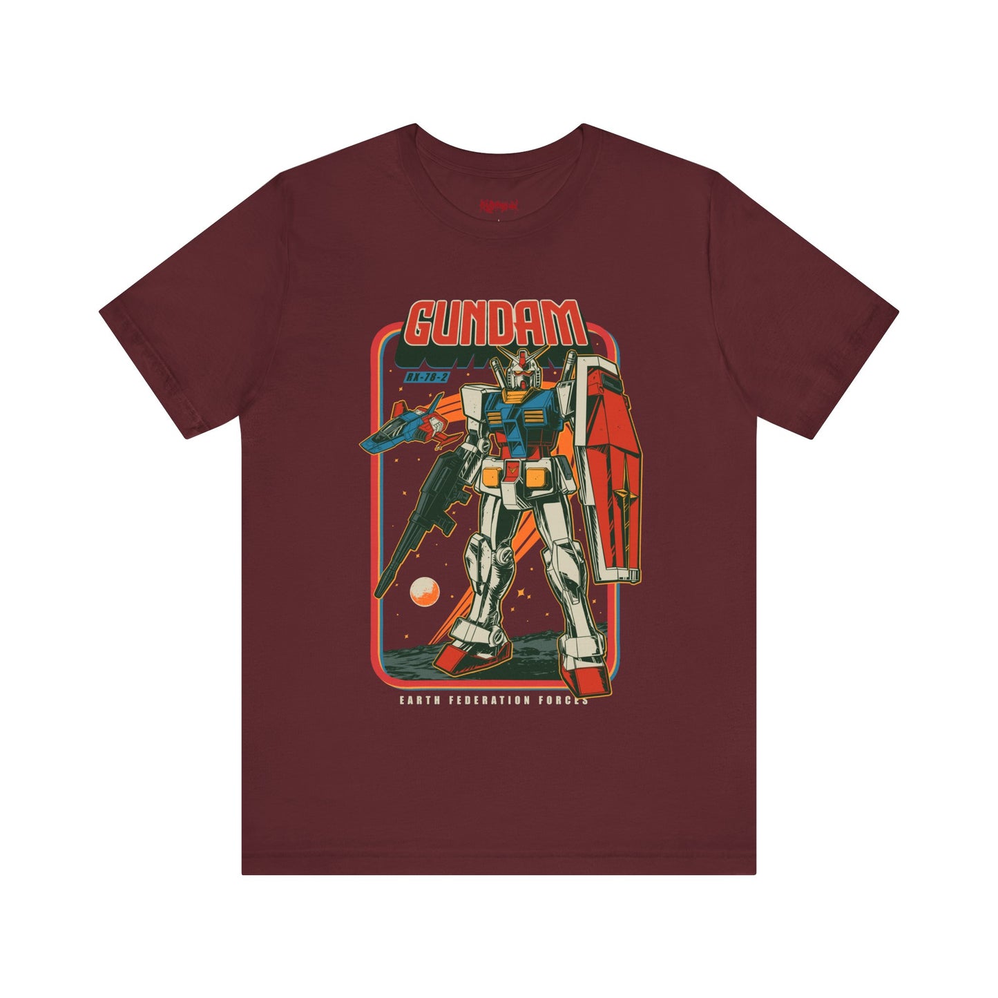 Gundam Mecha Robot anime Gunpla tshirt design boot by Katchmenaw collab with Princess Kimiko