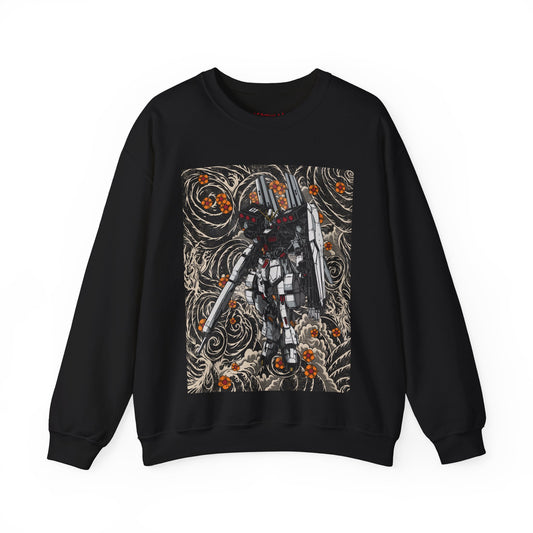 Gundam Mecha Robot anime Gunpla sweatshirt design boot by Katchmenaw collab with Princess Kimiko