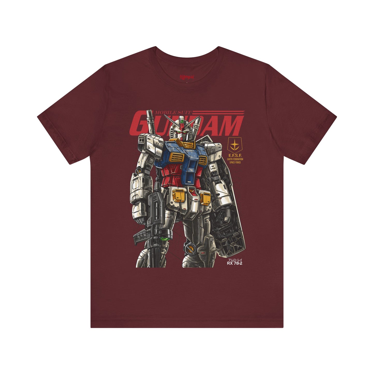 Gundam Mecha Robot anime Gunpla tshirt design boot by Katchmenaw collab with Princess Kimiko