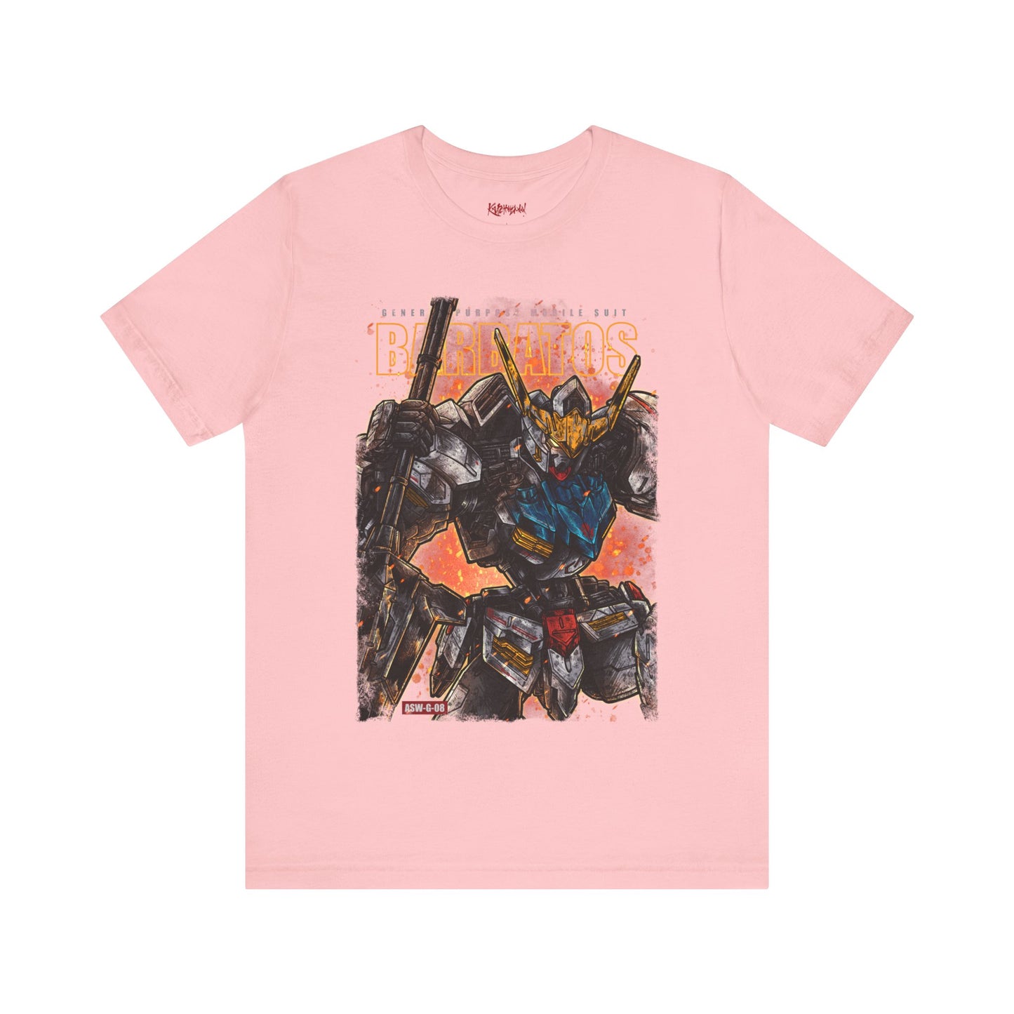 Gundam Mecha Robot anime Gunpla tshirt design boot by Katchmenaw collab with Princess Kimiko