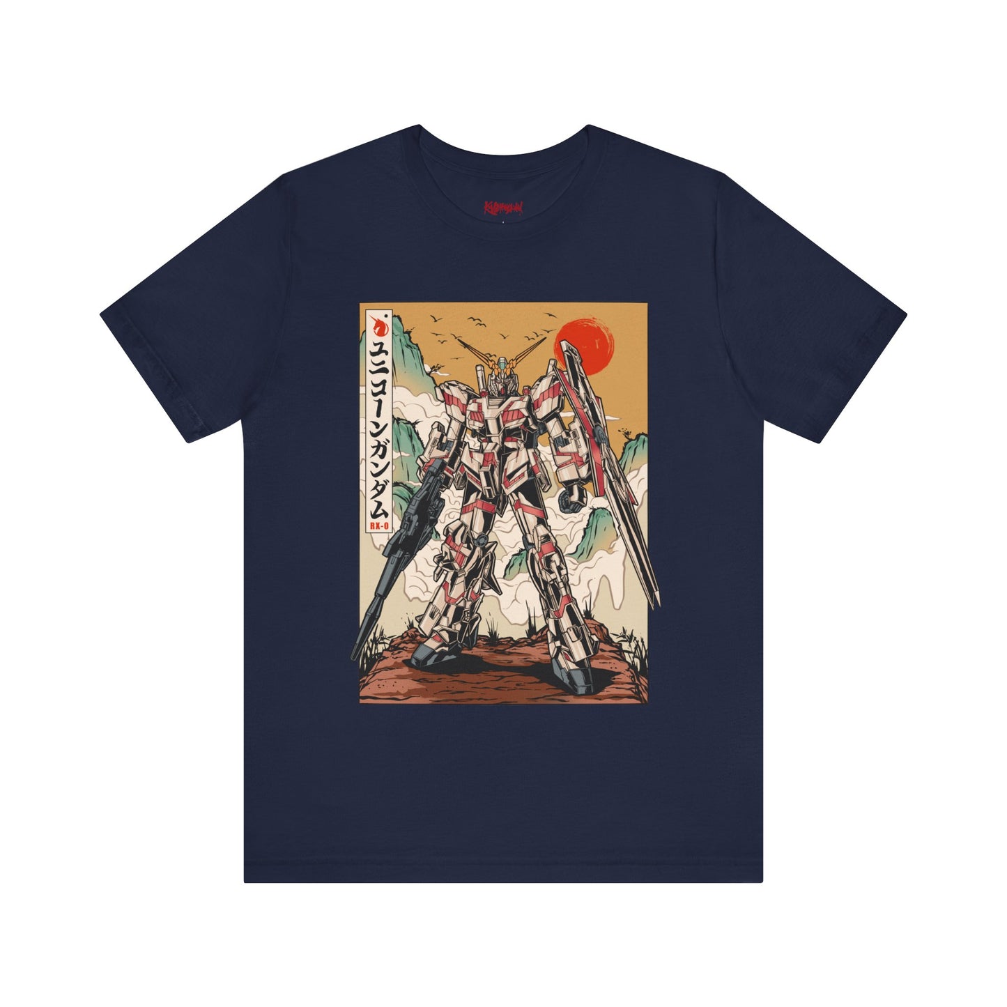 Gundam Mecha Robot anime Gunpla tshirt design boot by Katchmenaw collab with Princess Kimiko