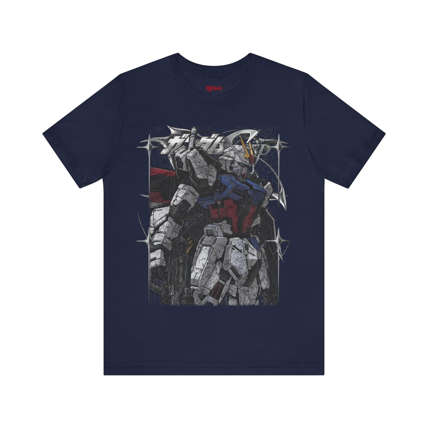 Gundam Mecha Robot anime Gunpla tshirt design boot by Katchmenaw collab with Princess Kimiko