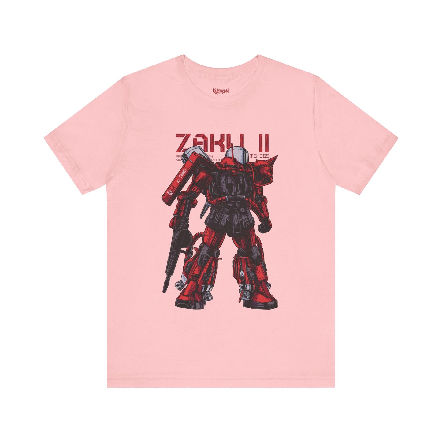 Gundam Mecha Robot anime Gunpla tshirt design boot by Katchmenaw collab with Princess Kimiko