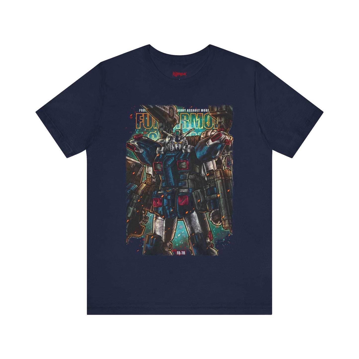 Gundam Mecha Robot anime Gunpla tshirt design boot by Katchmenaw collab with Princess Kimiko