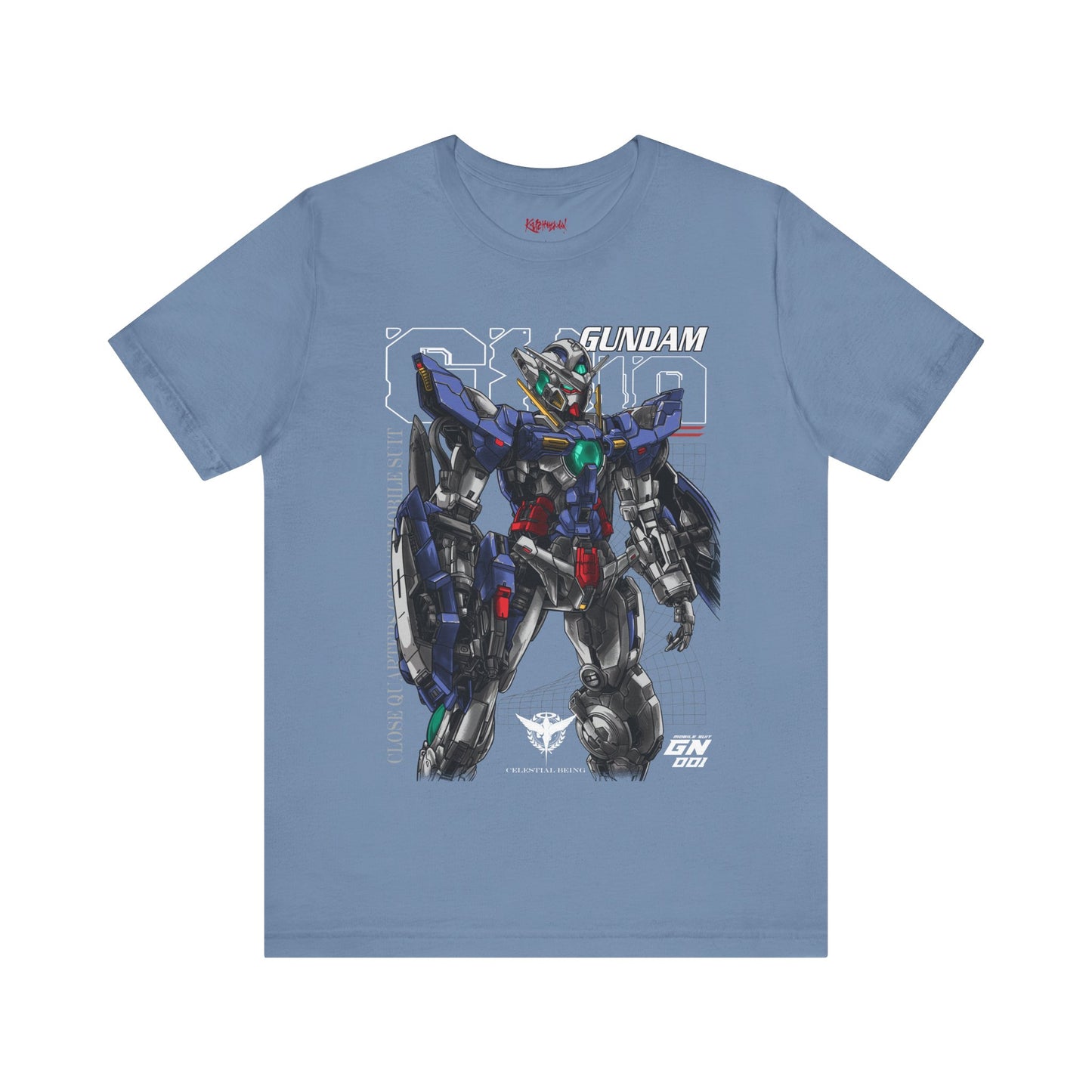 Gundam Mecha Robot anime Gunpla tshirt design boot by Katchmenaw collab with Princess Kimiko