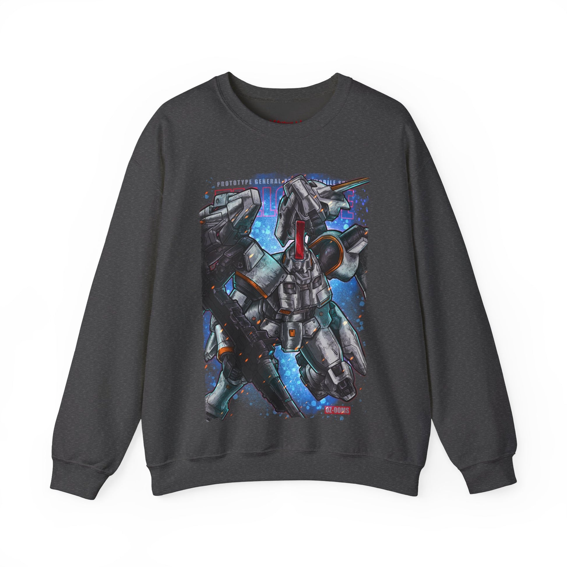 Gundam Mecha Robot anime Gunpla sweatshirt design boot by Katchmenaw collab with Princess Kimiko