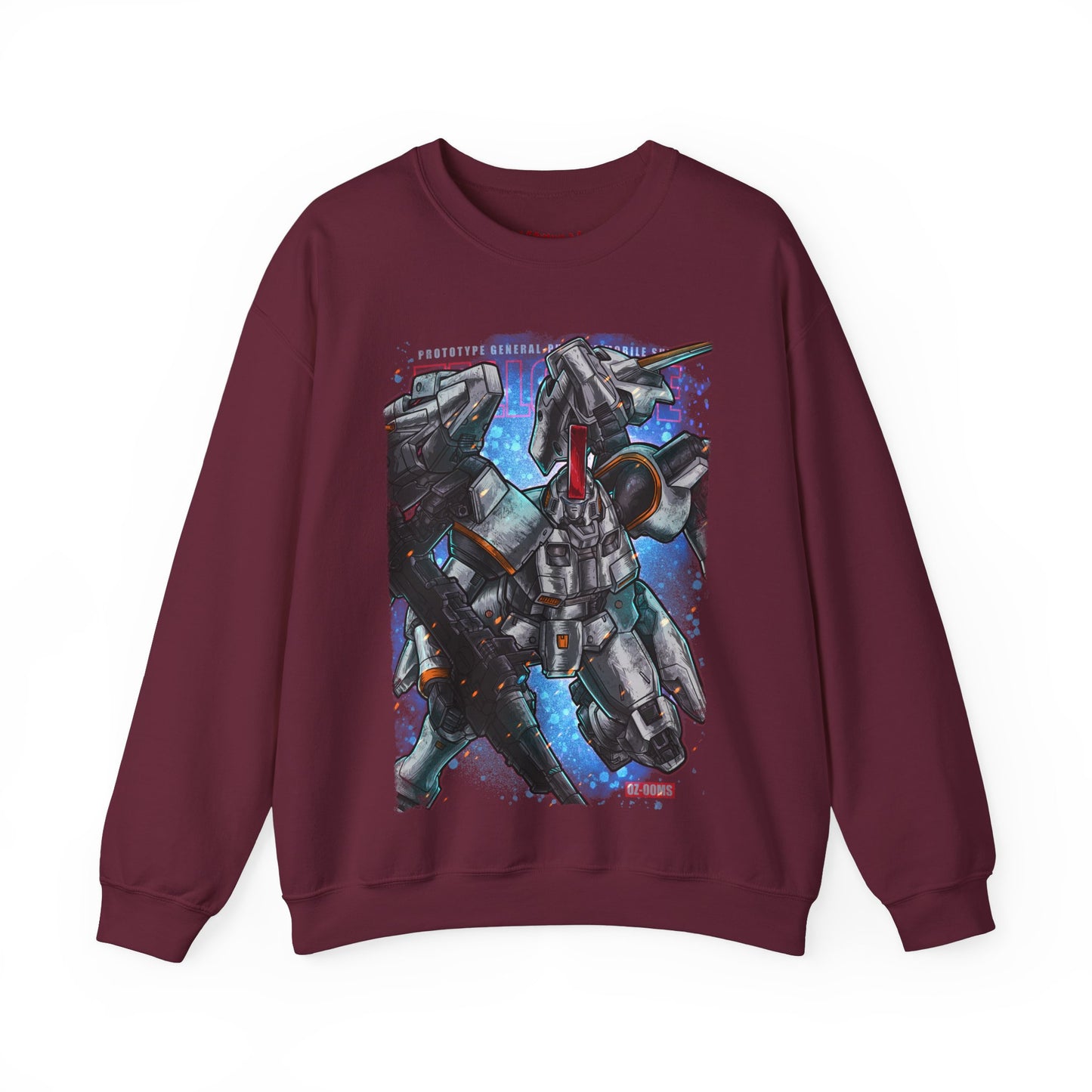 Gundam Mecha Robot anime Gunpla sweatshirt design boot by Katchmenaw collab with Princess Kimiko