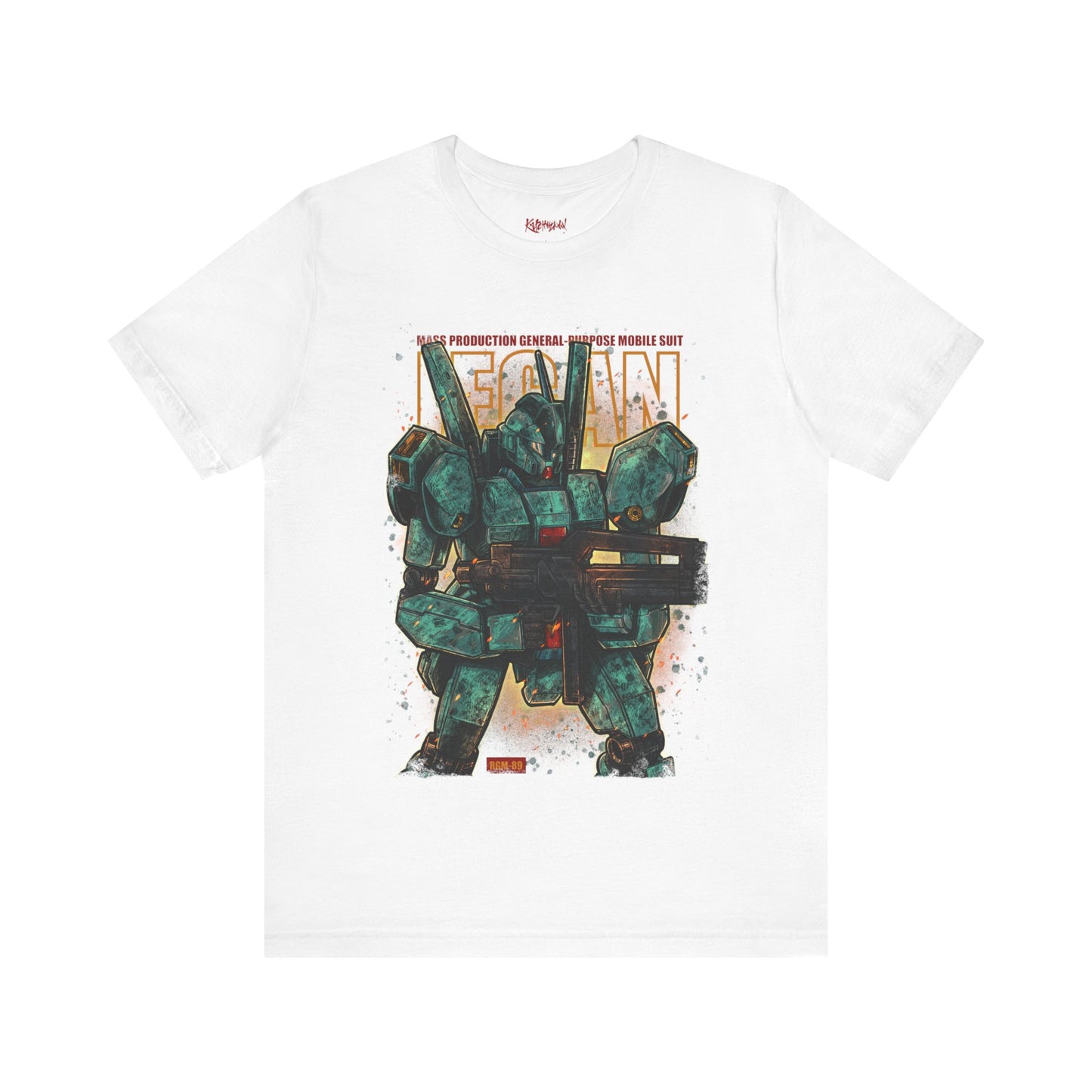 Gundam Mecha Robot anime Gunpla tshirt design boot by Katchmenaw collab with Princess Kimiko