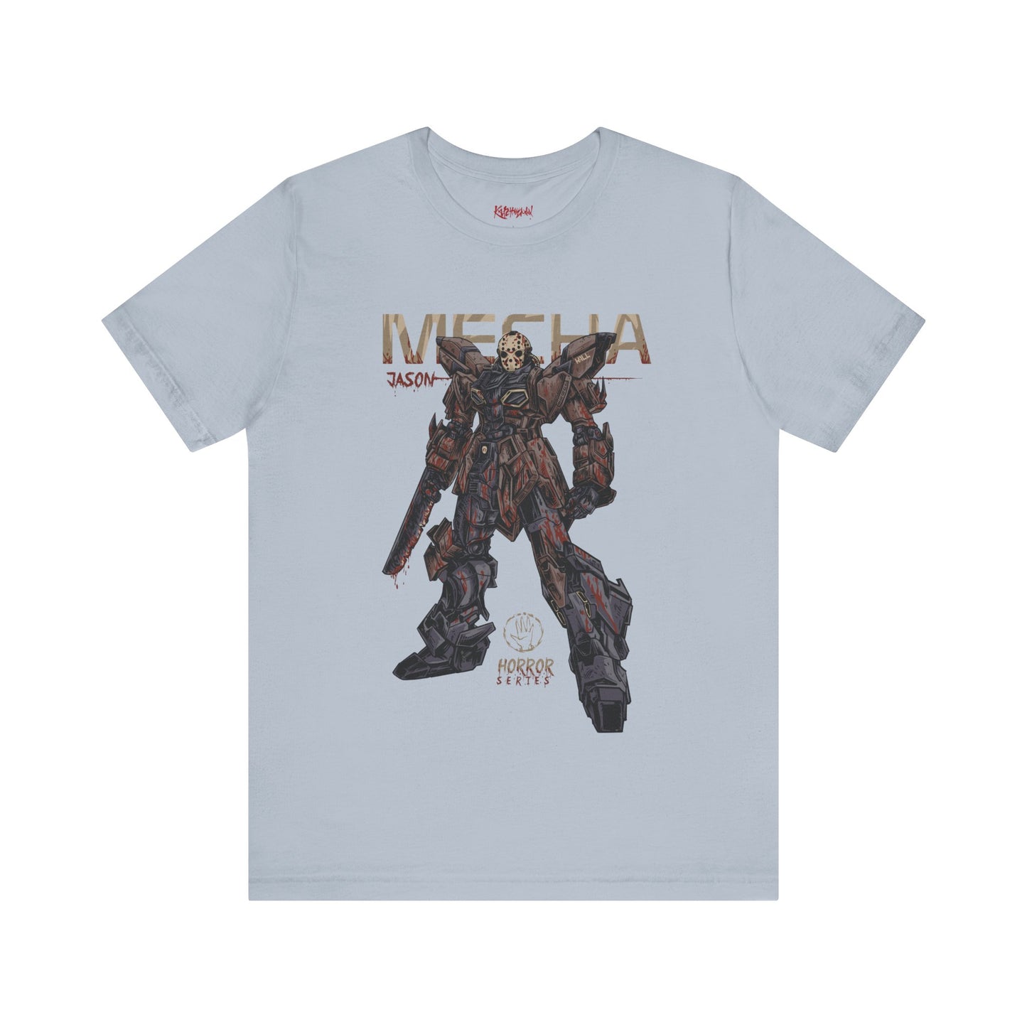 Gundam Mecha Robot anime Gunpla tshirt design boot by Katchmenaw collab with Princess Kimiko