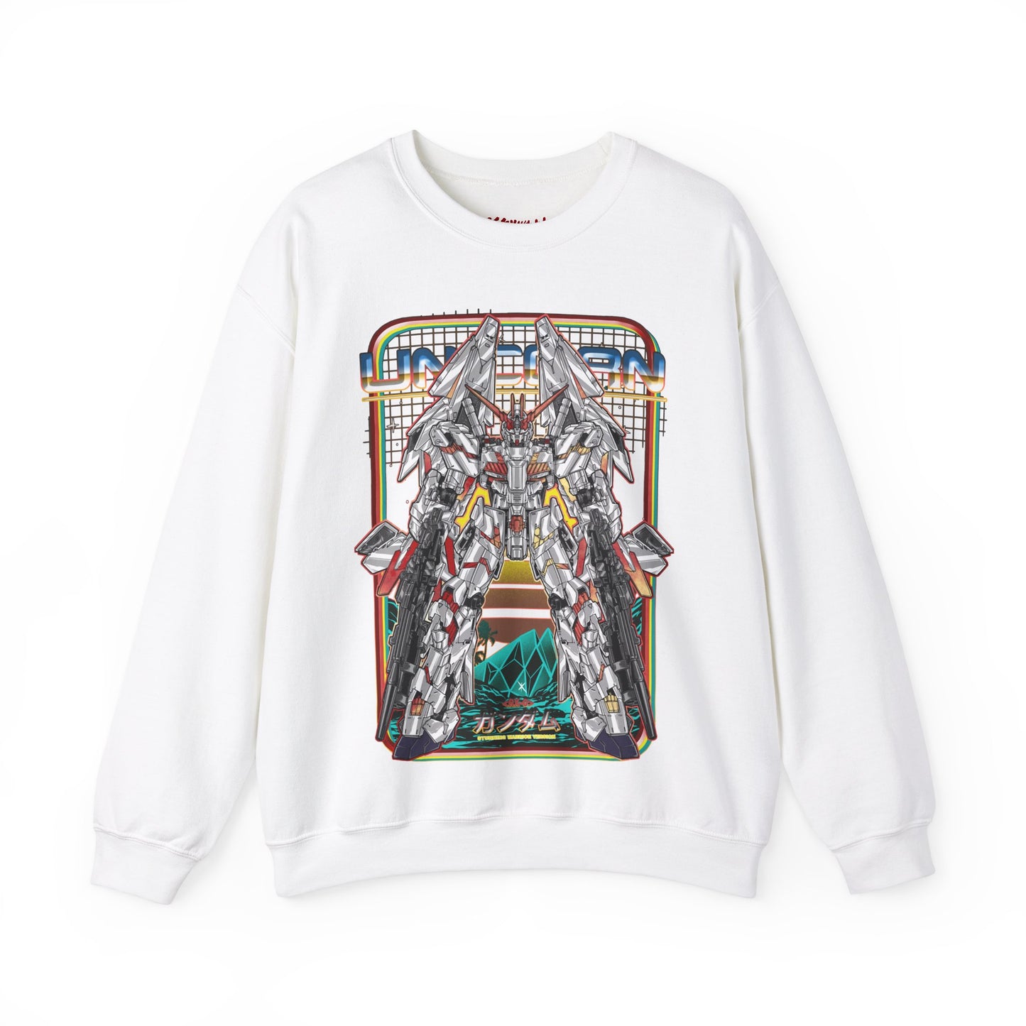 Gundam Mecha Robot anime Gunpla sweatshirt design boot by Katchmenaw collab with Princess Kimiko