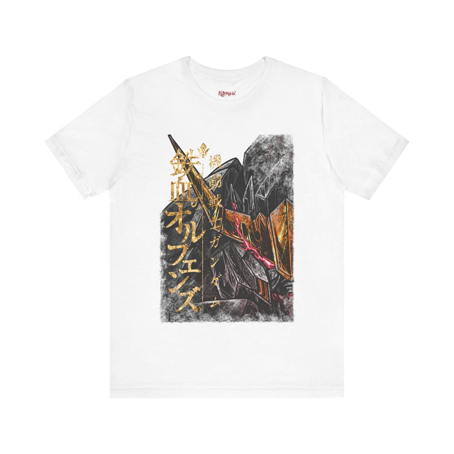 Gundam Mecha Robot anime Gunpla tshirt design boot by Katchmenaw collab with Princess Kimiko