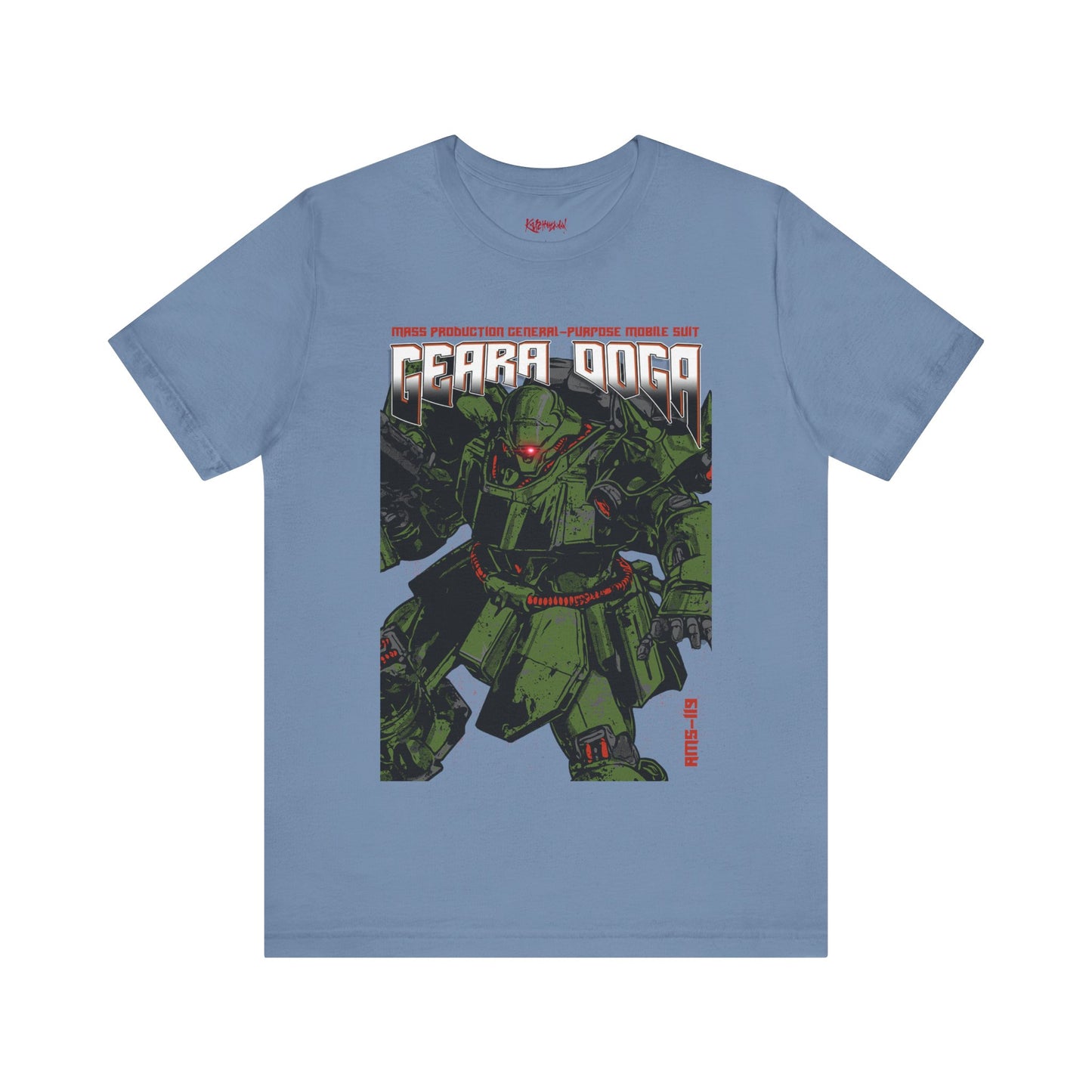 Gundam Mecha Robot anime Gunpla tshirt design boot by Katchmenaw collab with Princess Kimiko