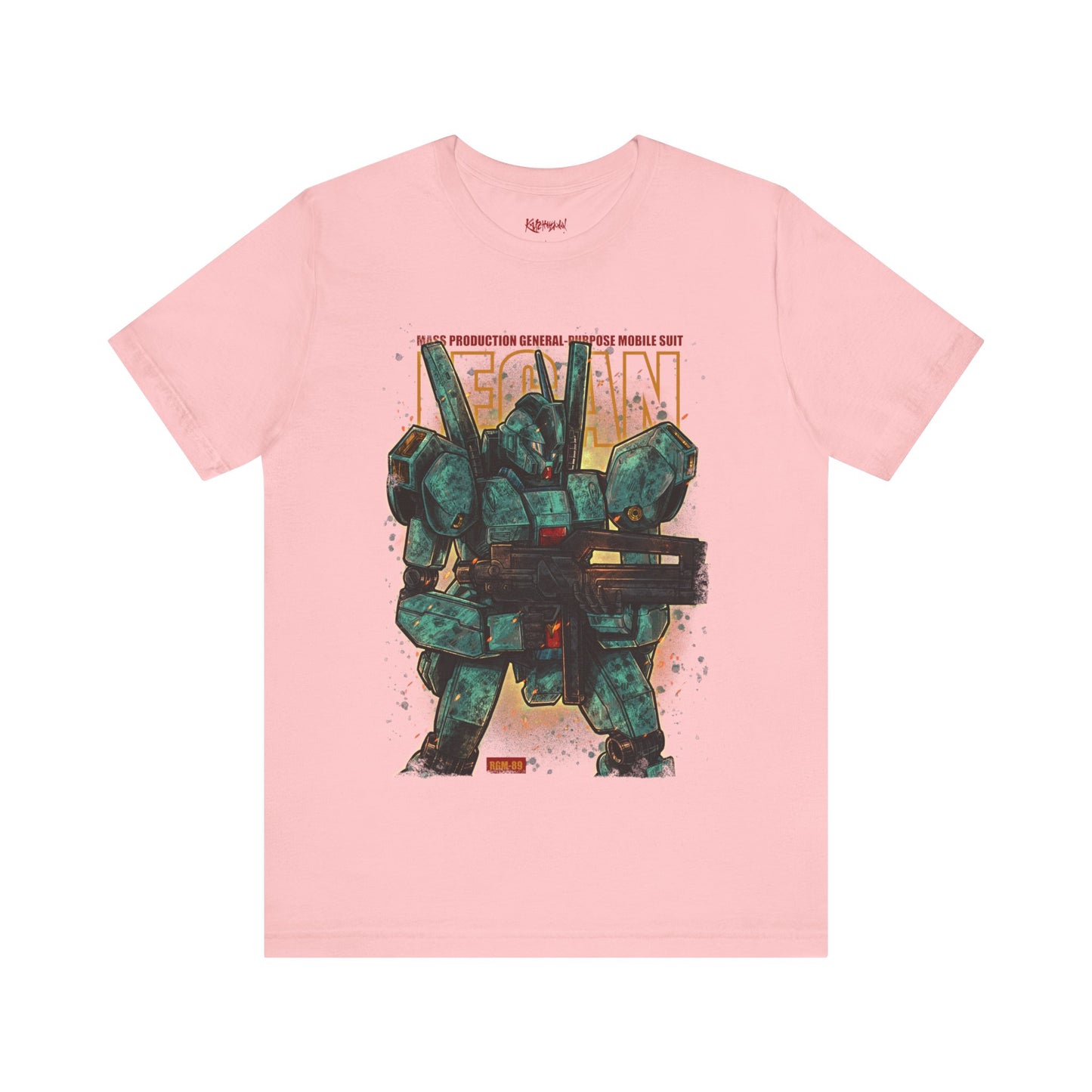 Gundam Mecha Robot anime Gunpla tshirt design boot by Katchmenaw collab with Princess Kimiko