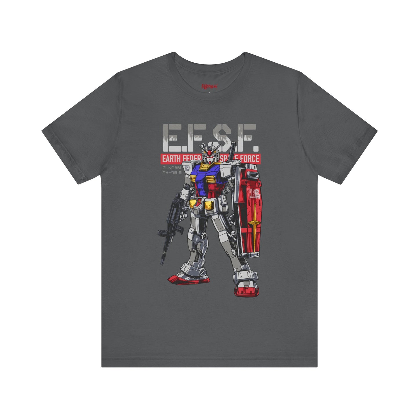 Gundam Mecha Robot anime Gunpla tshirt design boot by Katchmenaw collab with Princess Kimiko