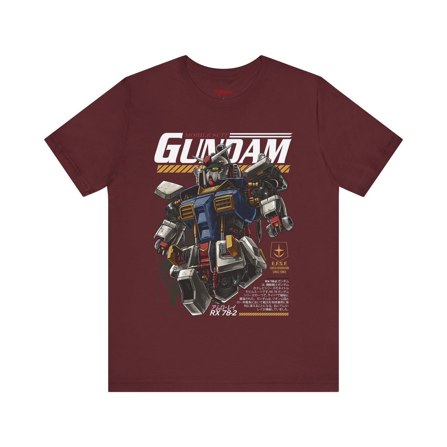 Gundam Mecha Robot anime Gunpla tshirt design boot by Katchmenaw collab with Princess Kimiko