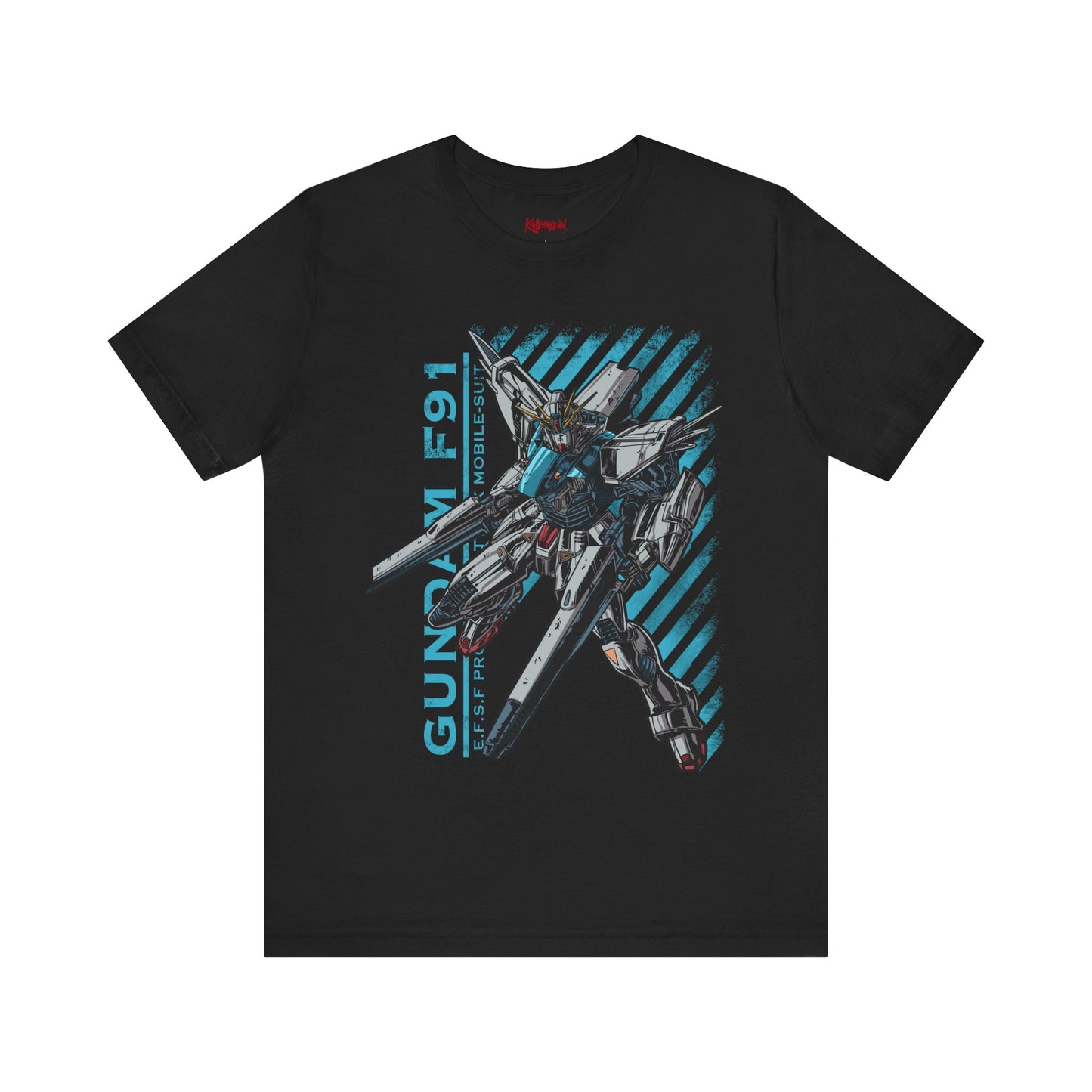 Gundam Mecha Robot anime Gunpla tshirt design boot by Katchmenaw collab with Princess Kimiko