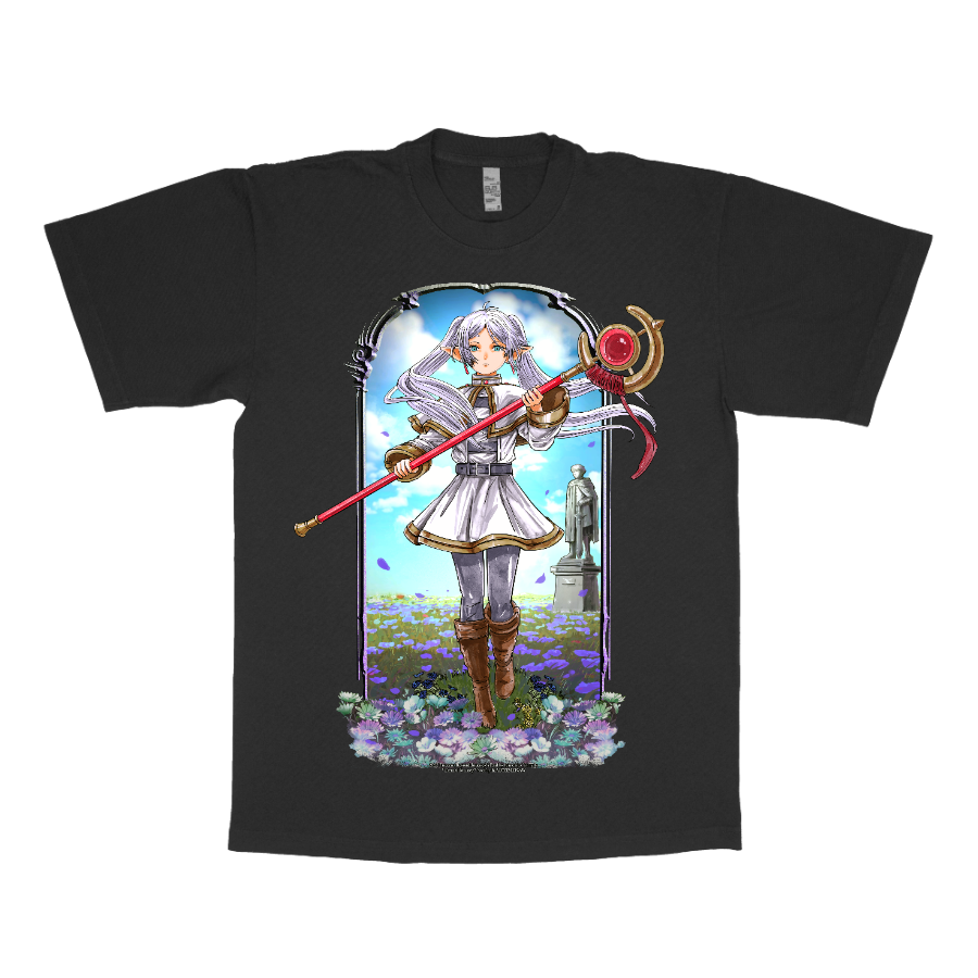 Frieren beyond journey's end anime t shirt by katchmenaw