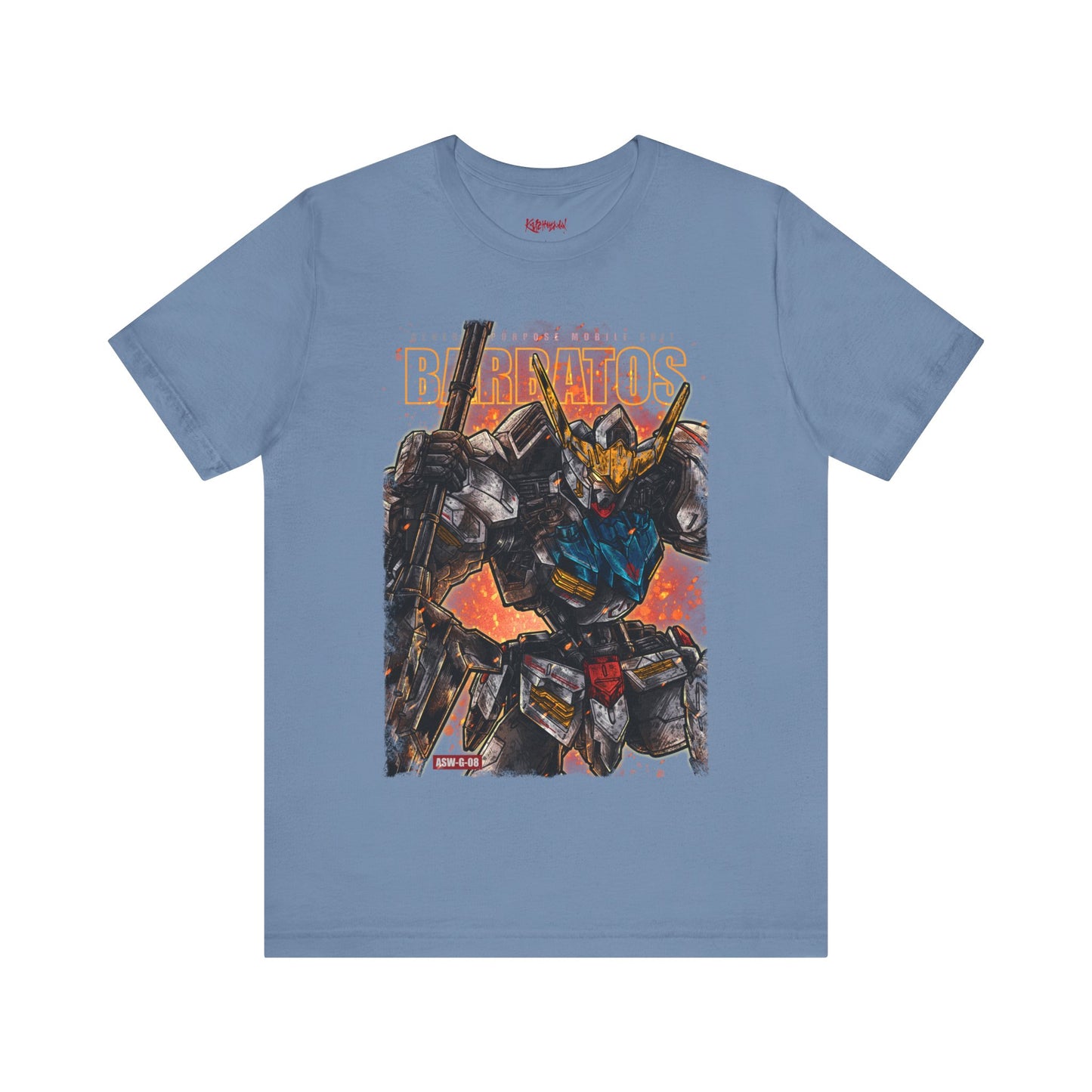 Gundam Mecha Robot anime Gunpla tshirt design boot by Katchmenaw collab with Princess Kimiko