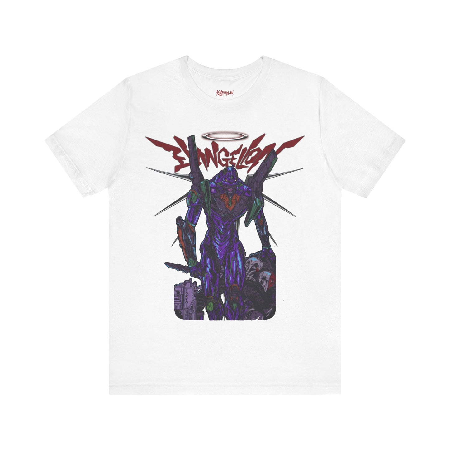 Gundam Mecha Robot anime Gunpla tshirt design boot by Katchmenaw collab with Princess Kimiko