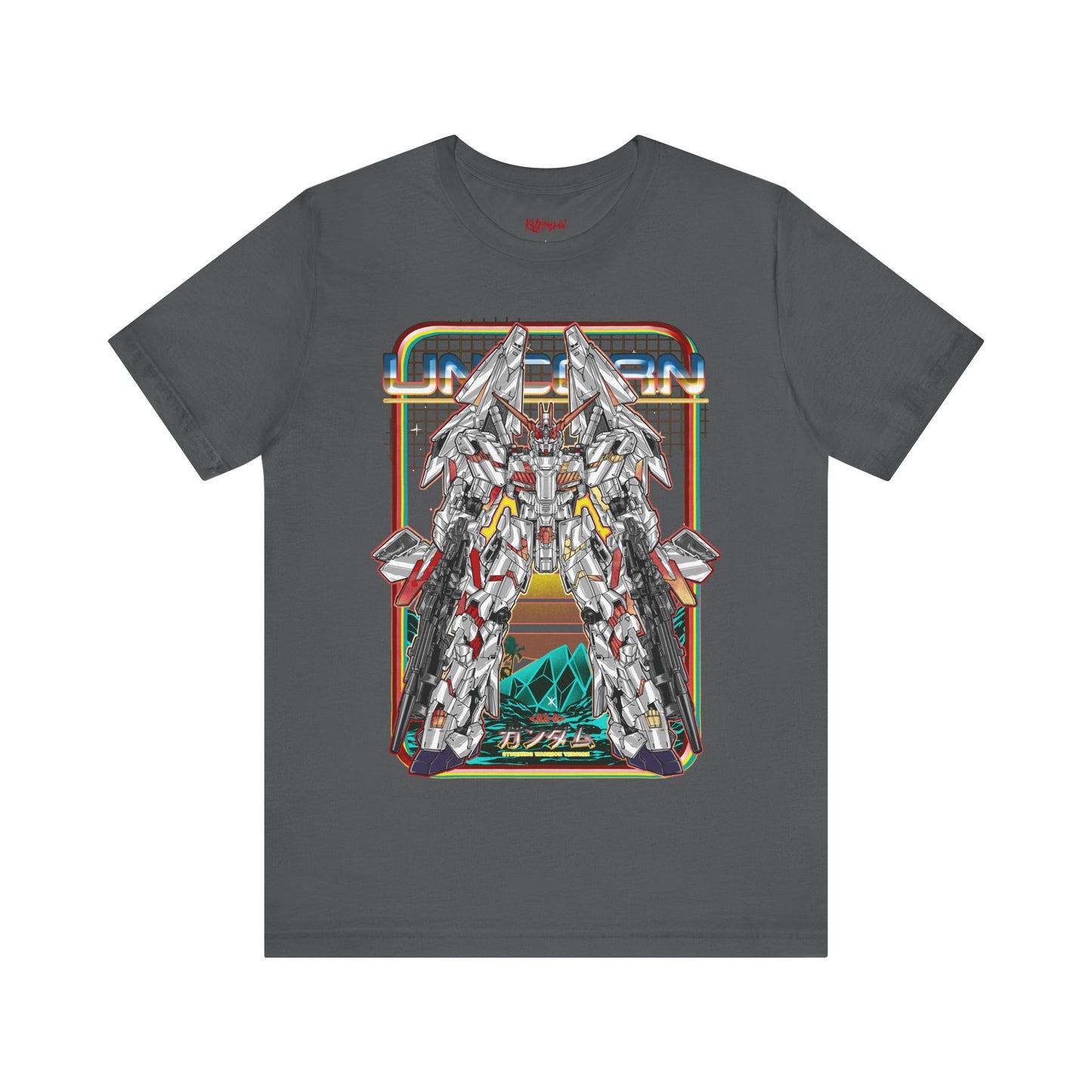 Gundam Mecha Robot anime Gunpla tshirt design boot by Katchmenaw collab with Princess Kimiko