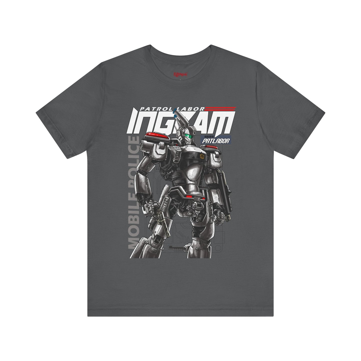 Gundam Mecha Robot anime Gunpla tshirt design boot by Katchmenaw collab with Princess Kimiko