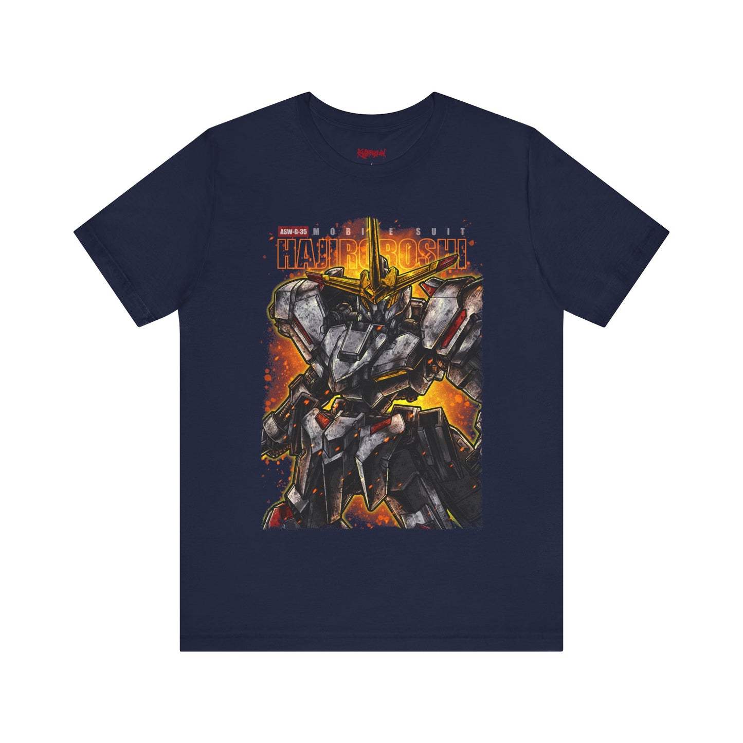 Gundam Mecha Robot anime Gunpla tshirt design boot by Katchmenaw collab with Princess Kimiko