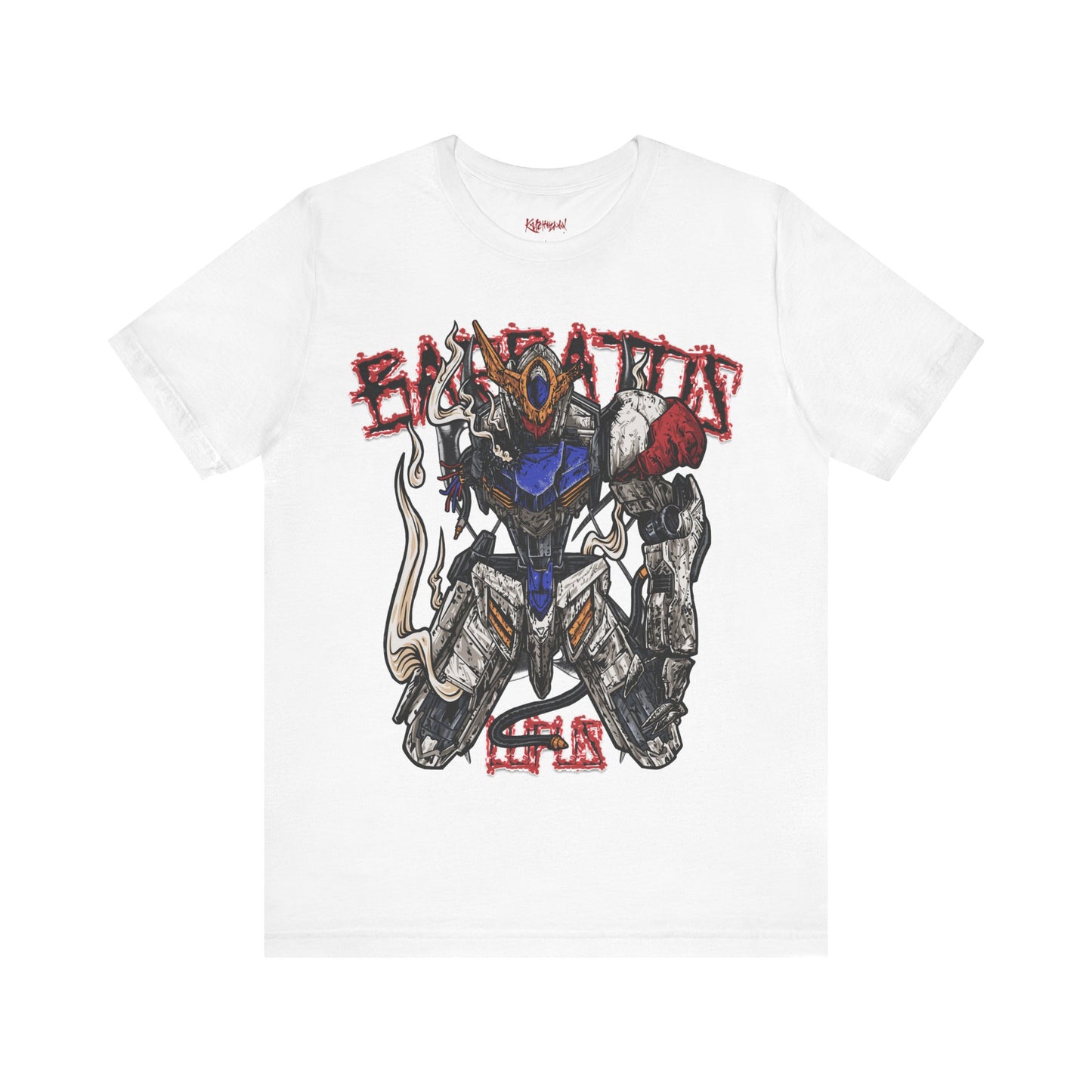 Gundam Mecha Robot anime Gunpla tshirt design boot by Katchmenaw collab with Princess Kimiko