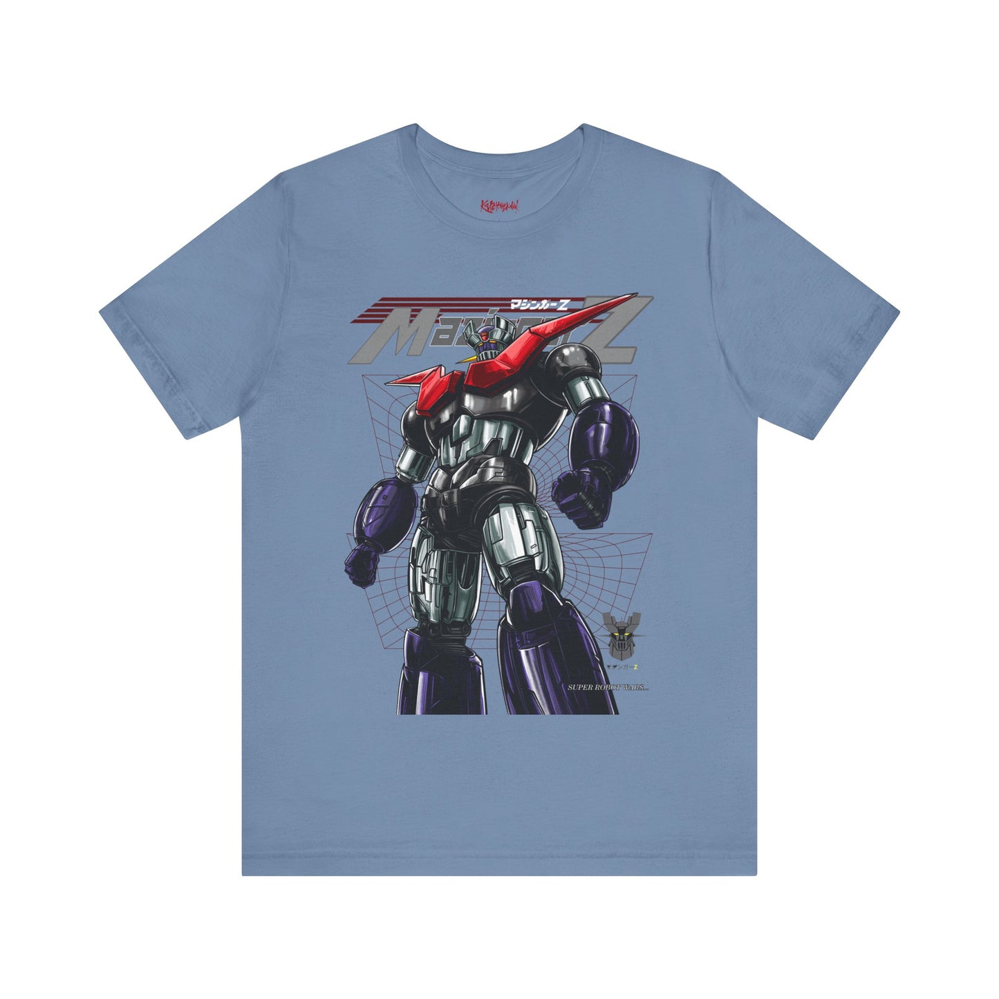 Gundam Mecha Robot anime Gunpla tshirt design boot by Katchmenaw collab with Princess Kimiko