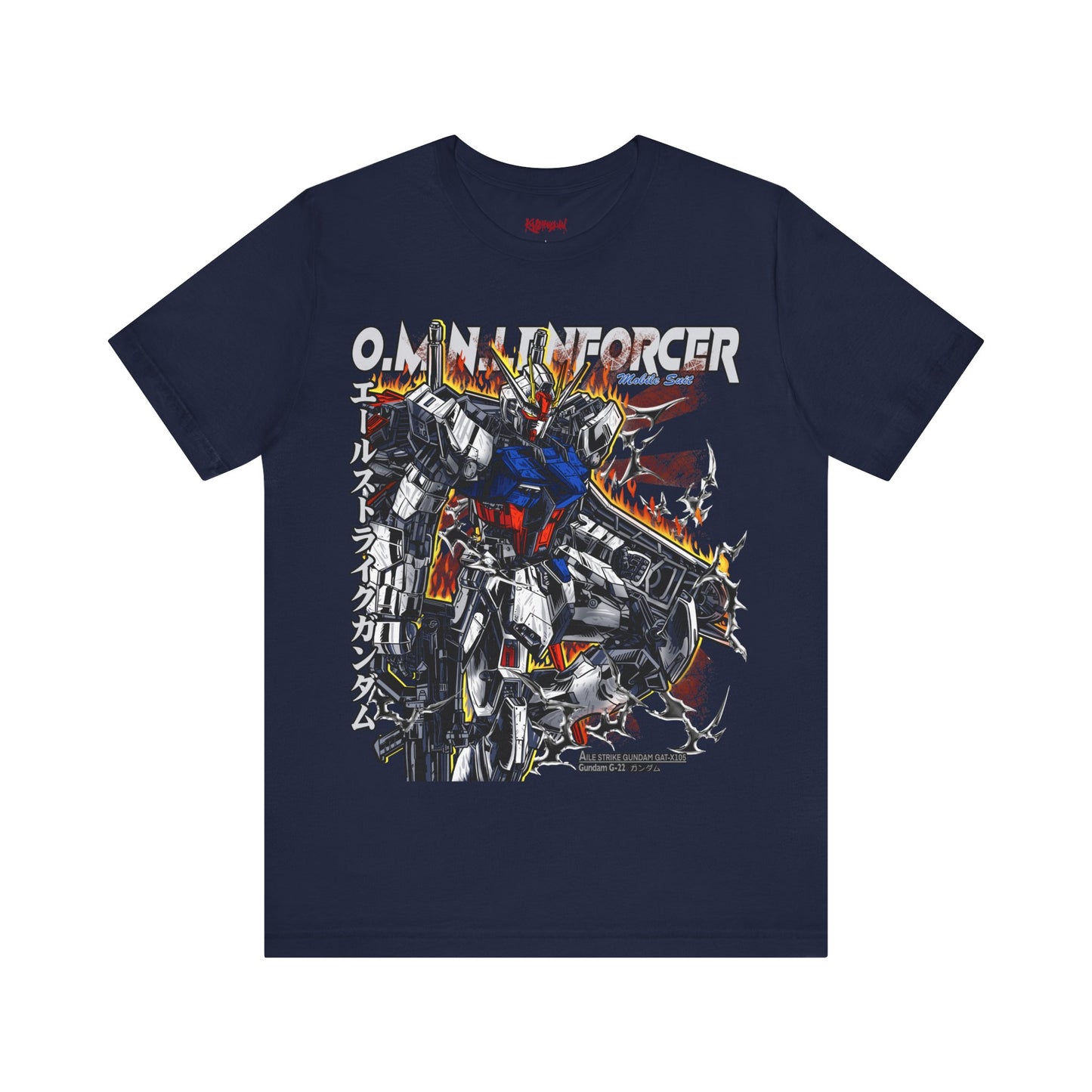 Gundam Mecha Robot anime Gunpla tshirt design boot by Katchmenaw collab with Princess Kimiko