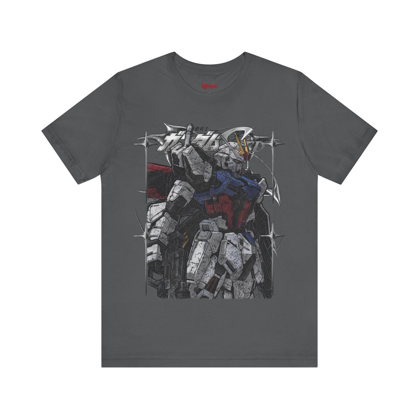 Gundam Mecha Robot anime Gunpla tshirt design boot by Katchmenaw collab with Princess Kimiko