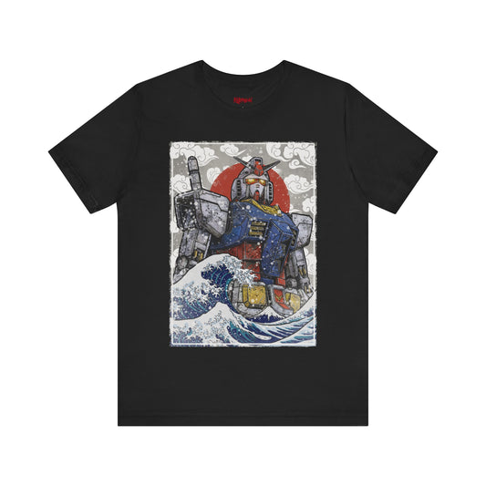 Gundam Mecha Robot anime Gunpla tshirt design boot by Katchmenaw collab with Princess Kimiko