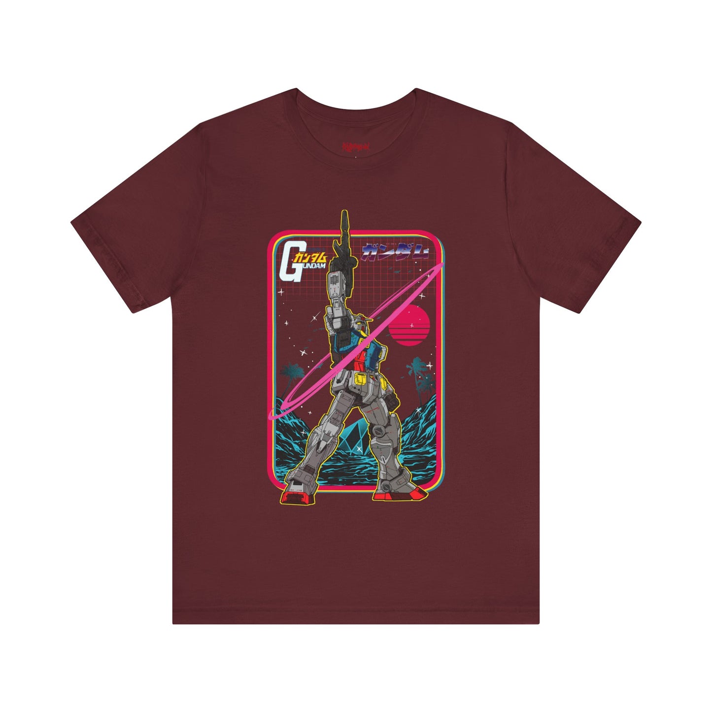 Gundam Mecha Robot anime Gunpla tshirt design boot by Katchmenaw collab with Princess Kimiko