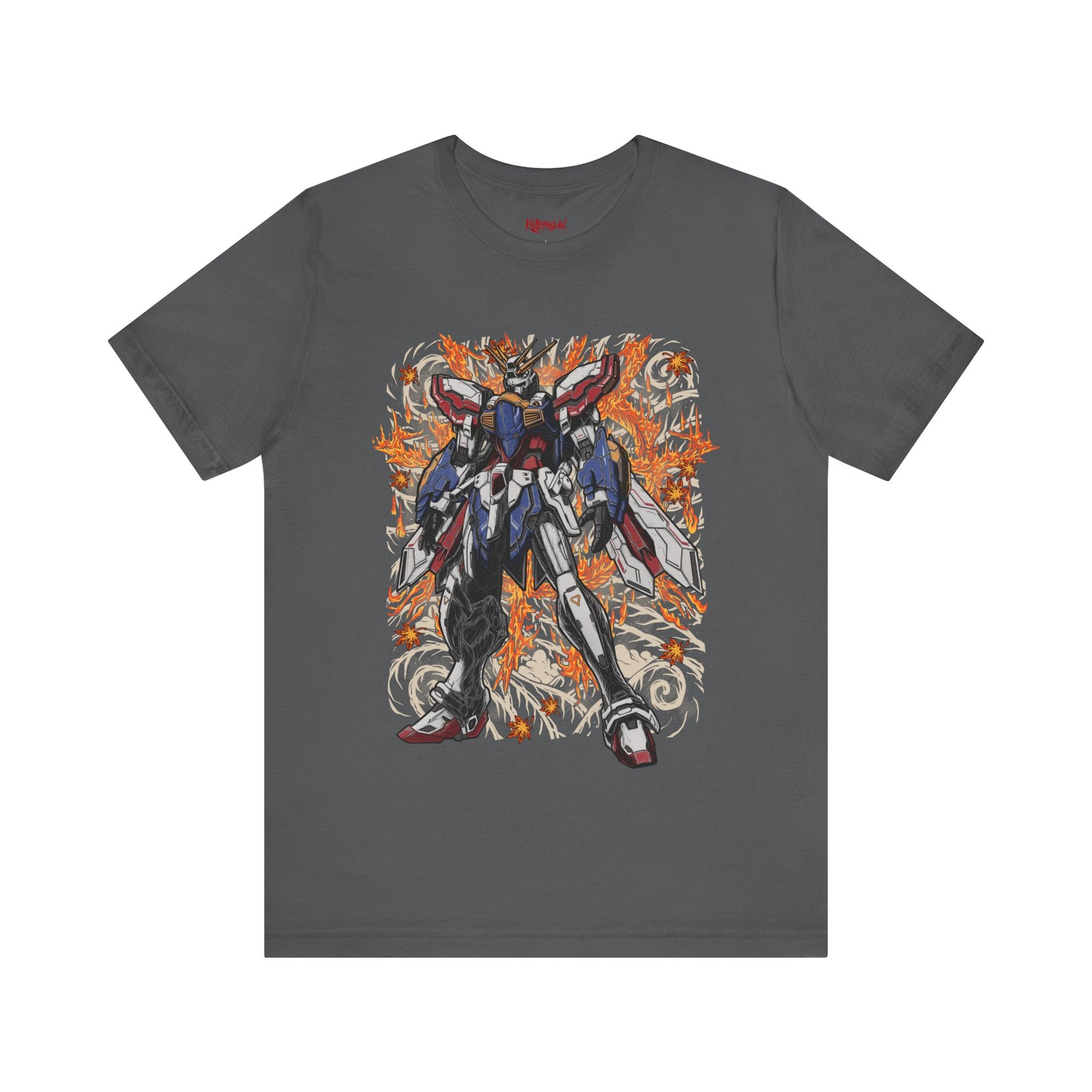 Gundam Mecha Robot anime Gunpla tshirt design boot by Katchmenaw collab with Princess Kimiko